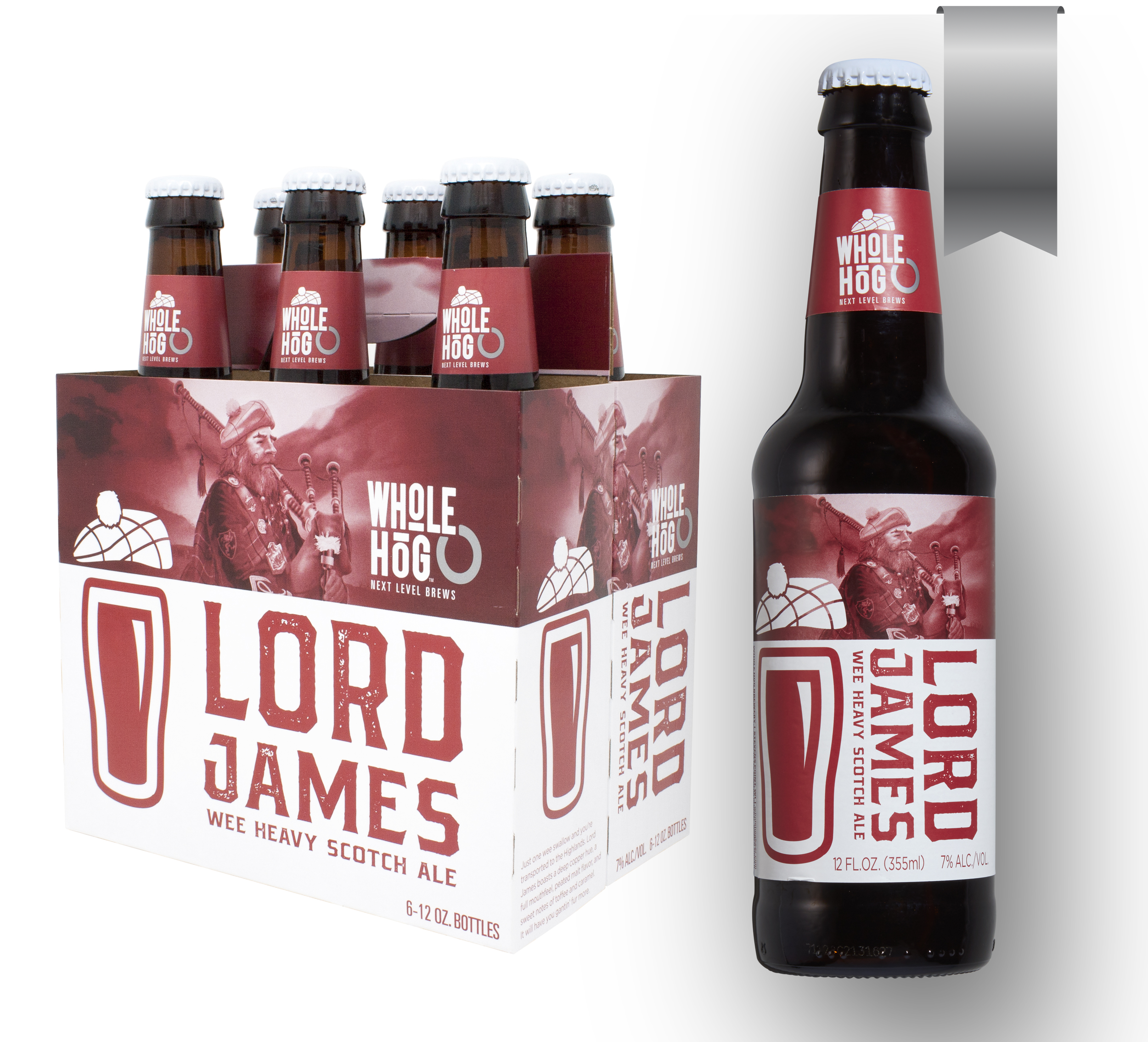 Brand Name: Whole Hog Brand Owner: Stevens Point Brewery Entering Company: Invok Brands Brand Agency/Graphic Designer: Invok Brands
