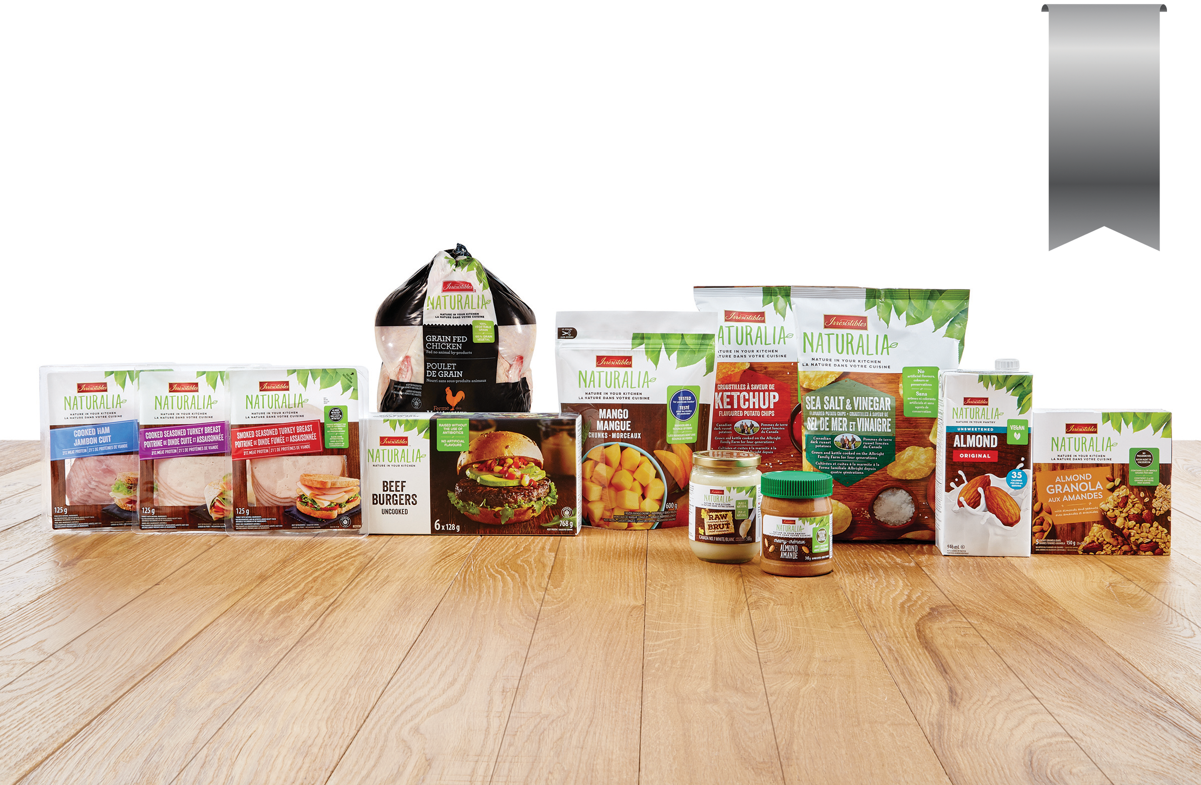 Brand Name: Irresistibles Naturalia Brand Owner: Metro Entering Company: St. Joseph Communications Brand Agency/Graphic Designer: St. Joseph Communications Pre-Press/Structural Designer: SGS Package Converter/Printer/Raw Materials: Various