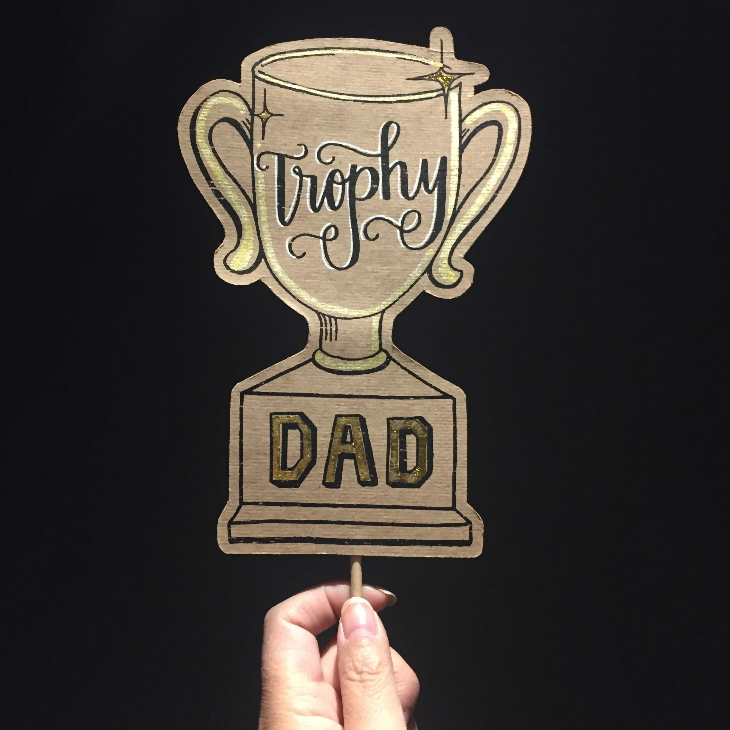 Trophy Dad Posecards™®