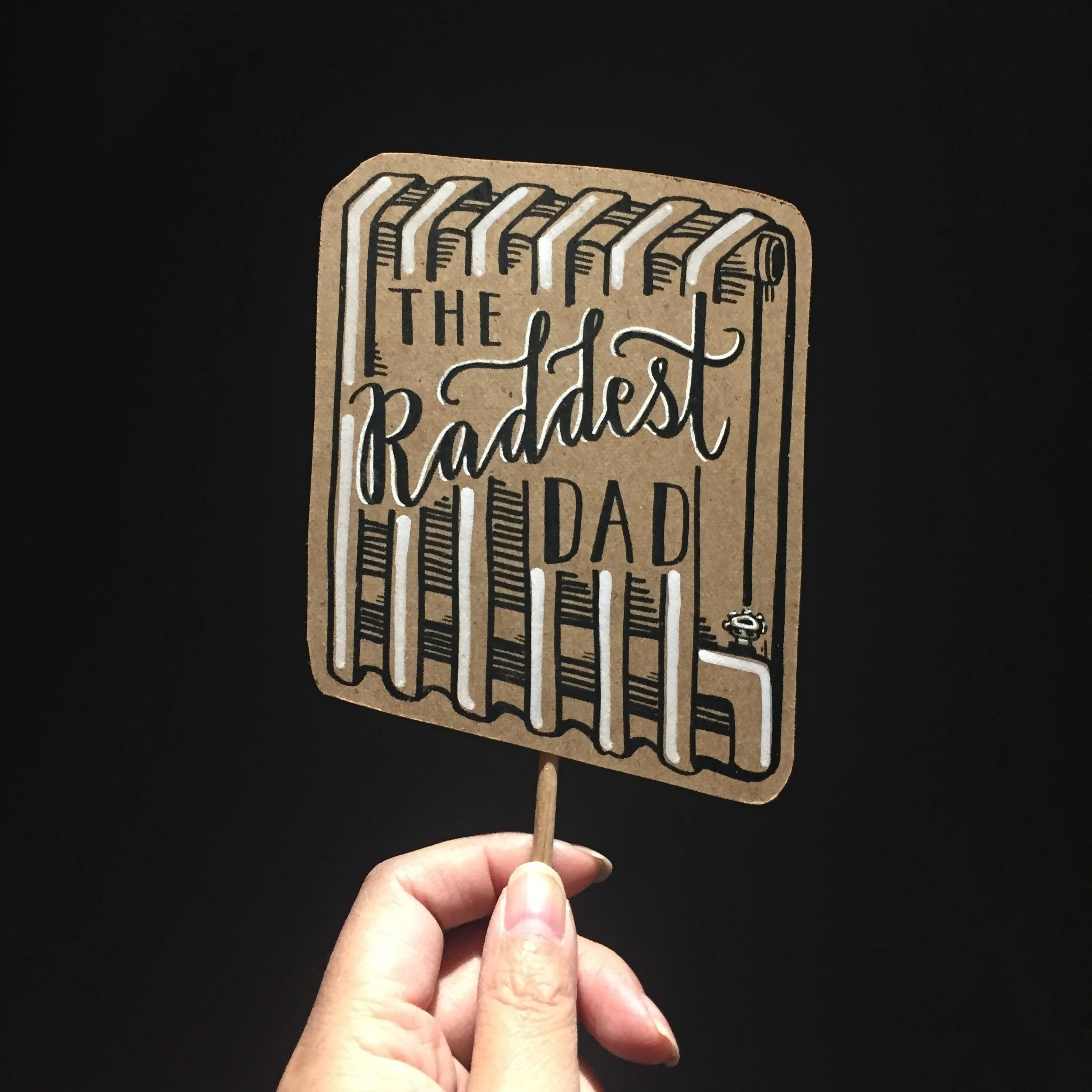 Raddest Dad - Radiator Posecards™®