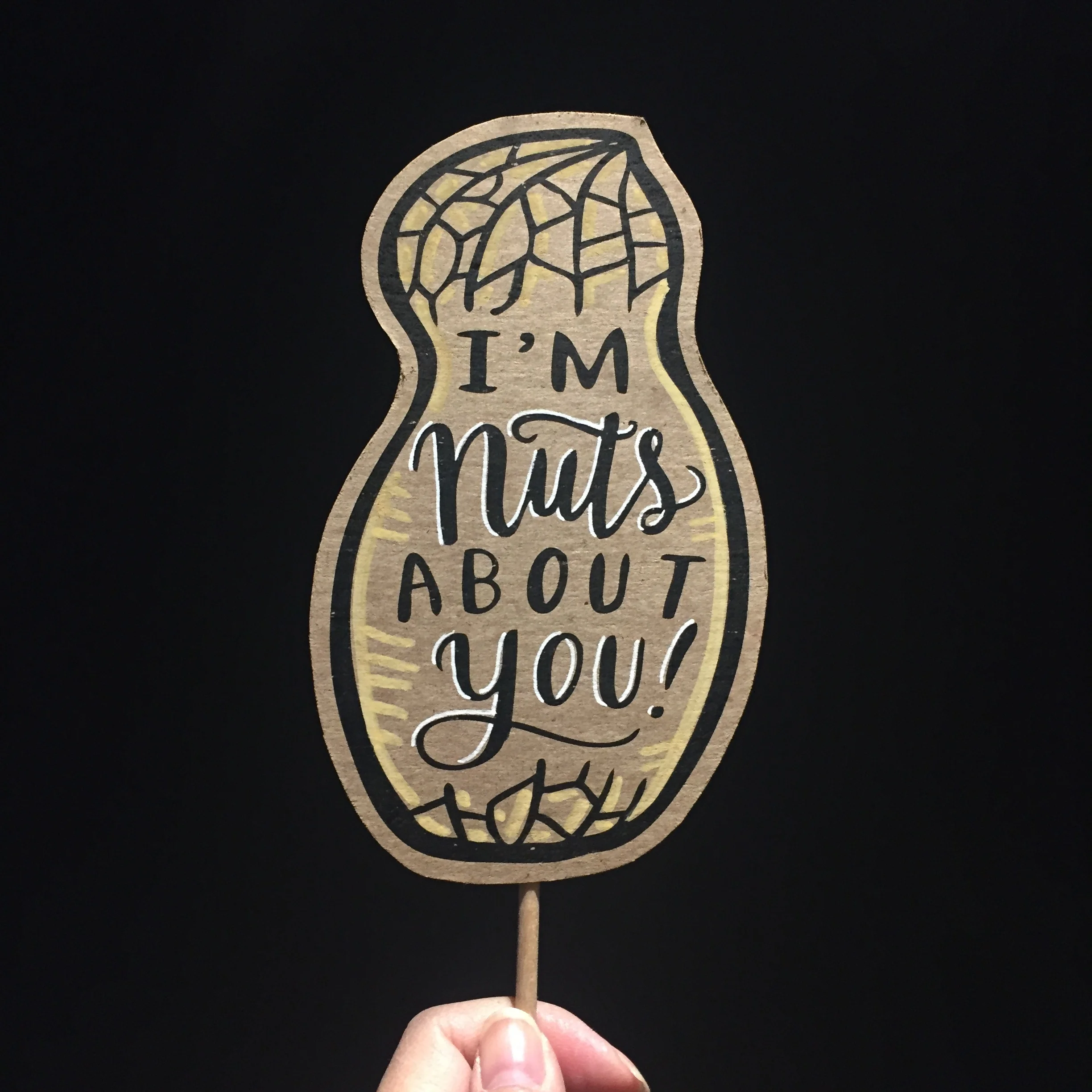 Nuts About You - Peanut Posecards™®