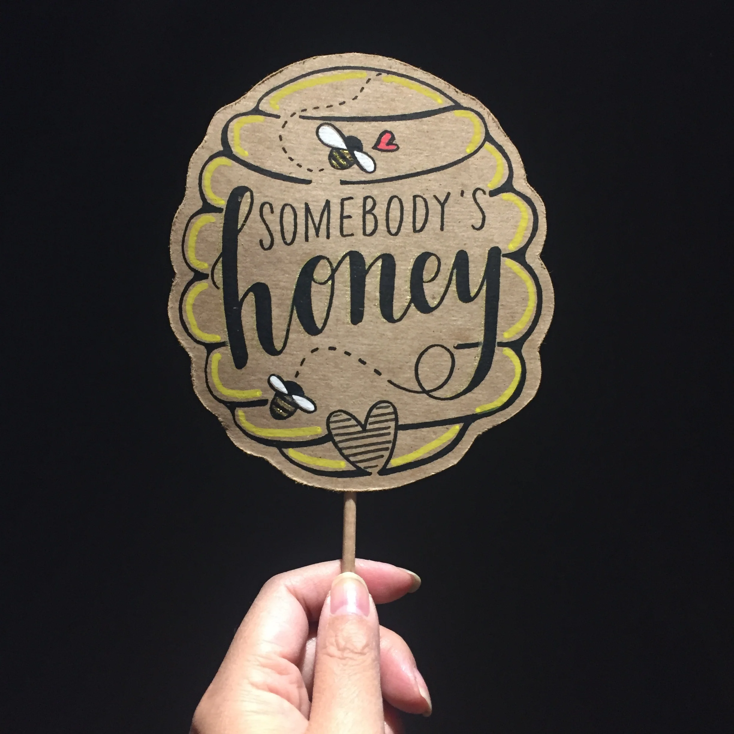 Somebody's Honey - Beehive Posecards™®