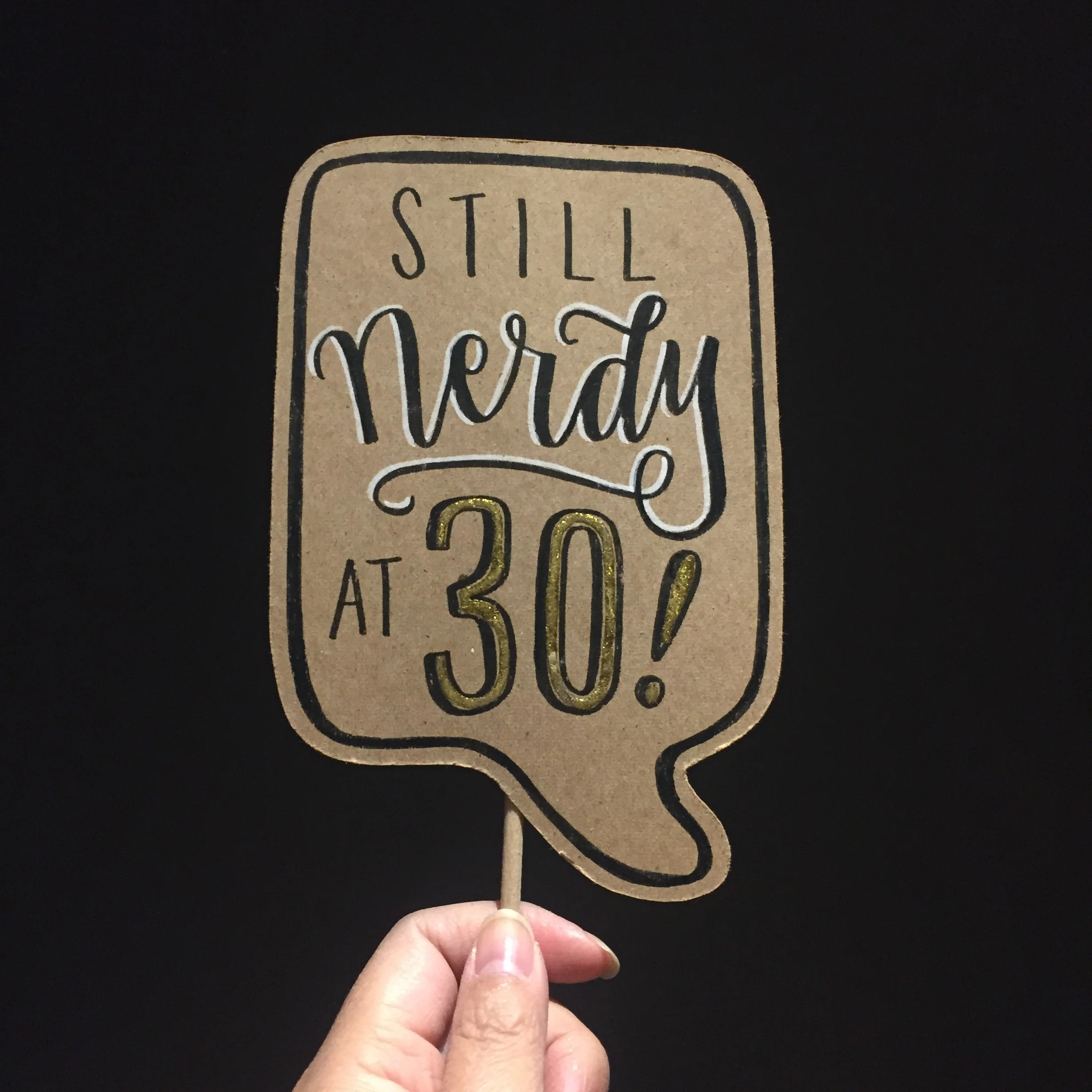 Still Nerdy at 30! - 30th Birthday Posecards™®