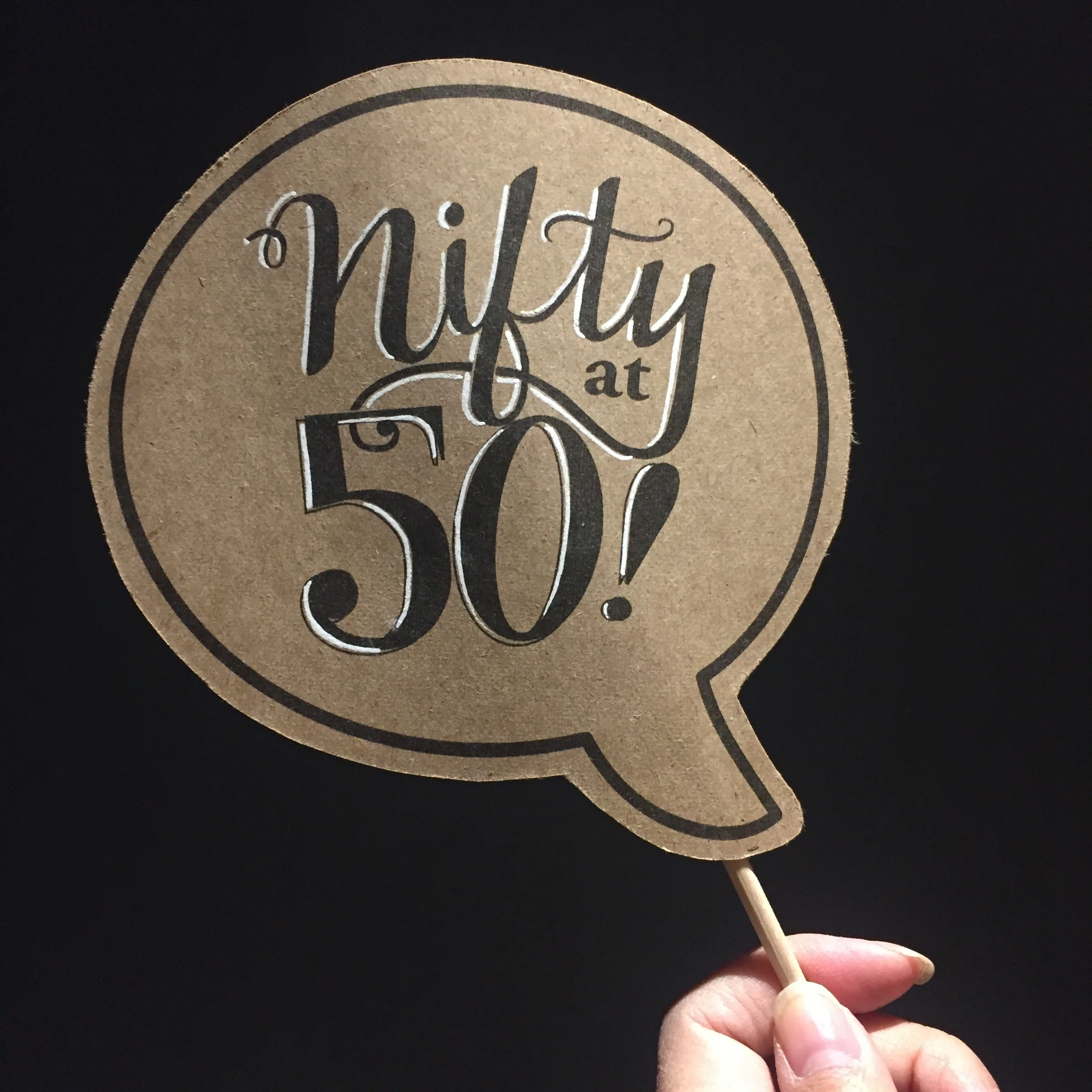 Nifty and 50! - 50th Birthday Posecards™®
