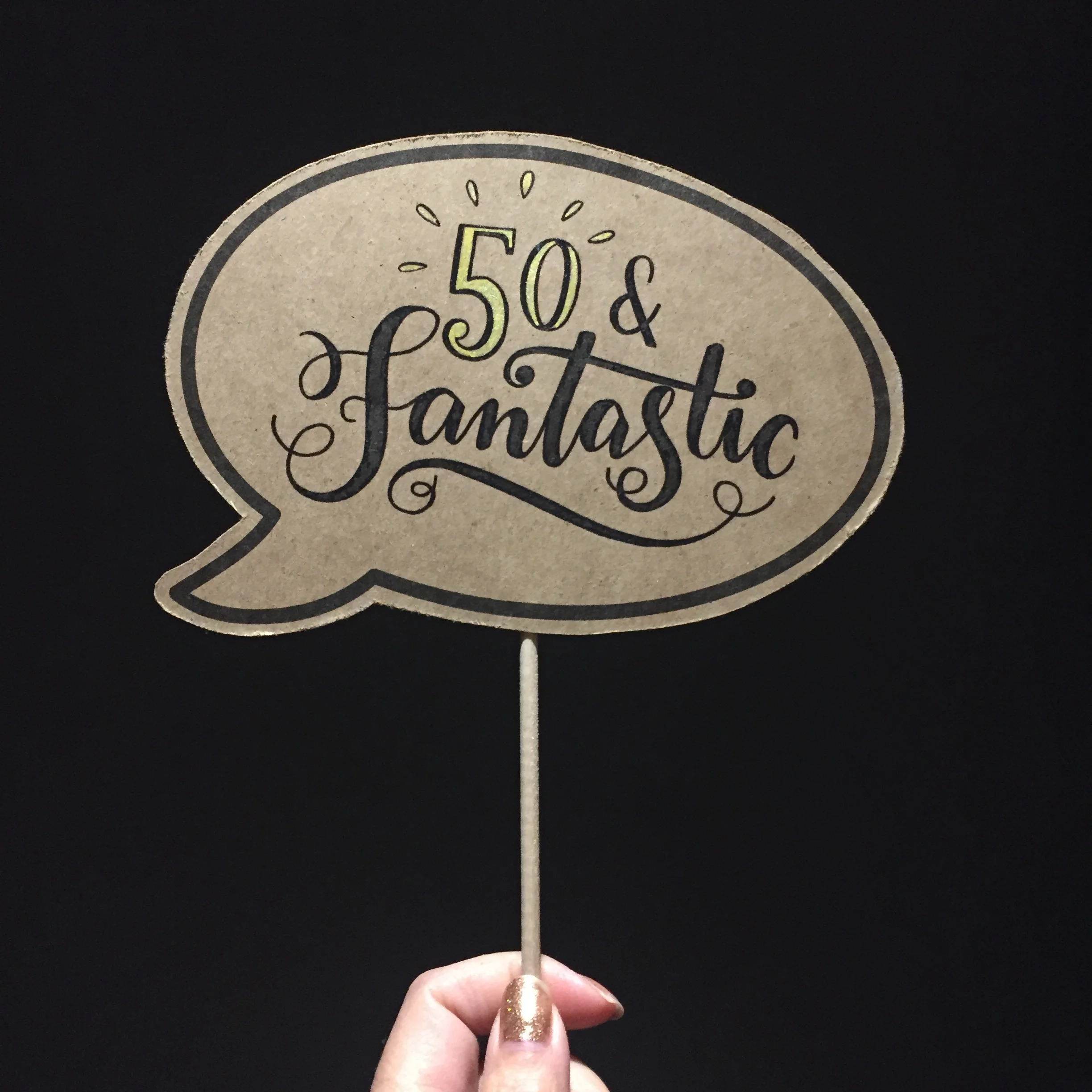 50 and Fantastic! - 50th Birthday Posecards™®