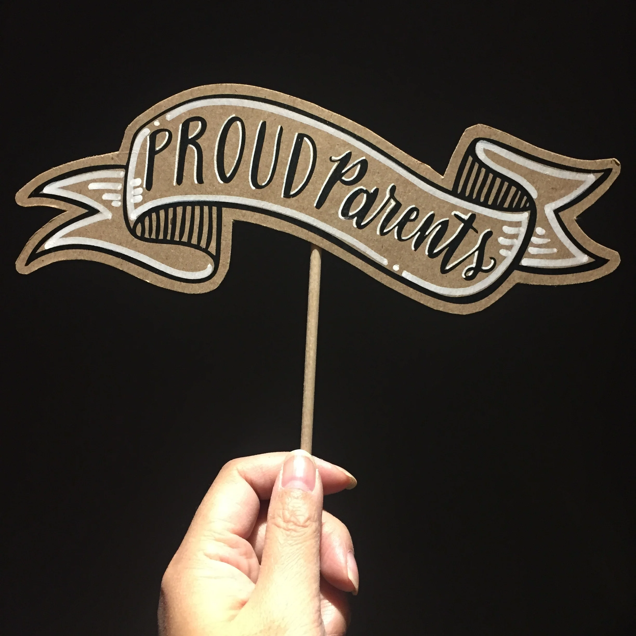 Proud Parents Banner Posecards™®