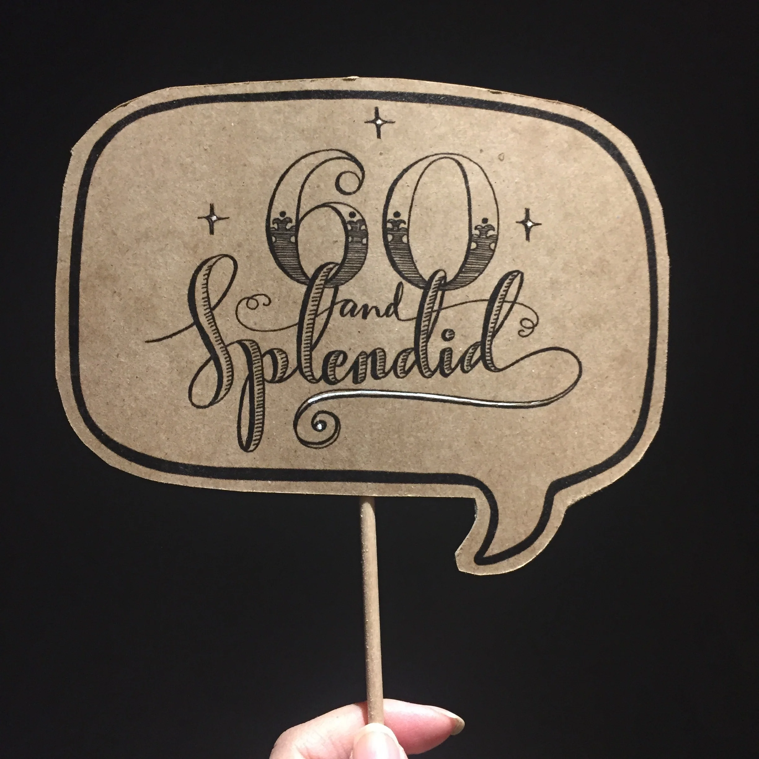 60 and Splendid! - 60th Birthday Posecards™®