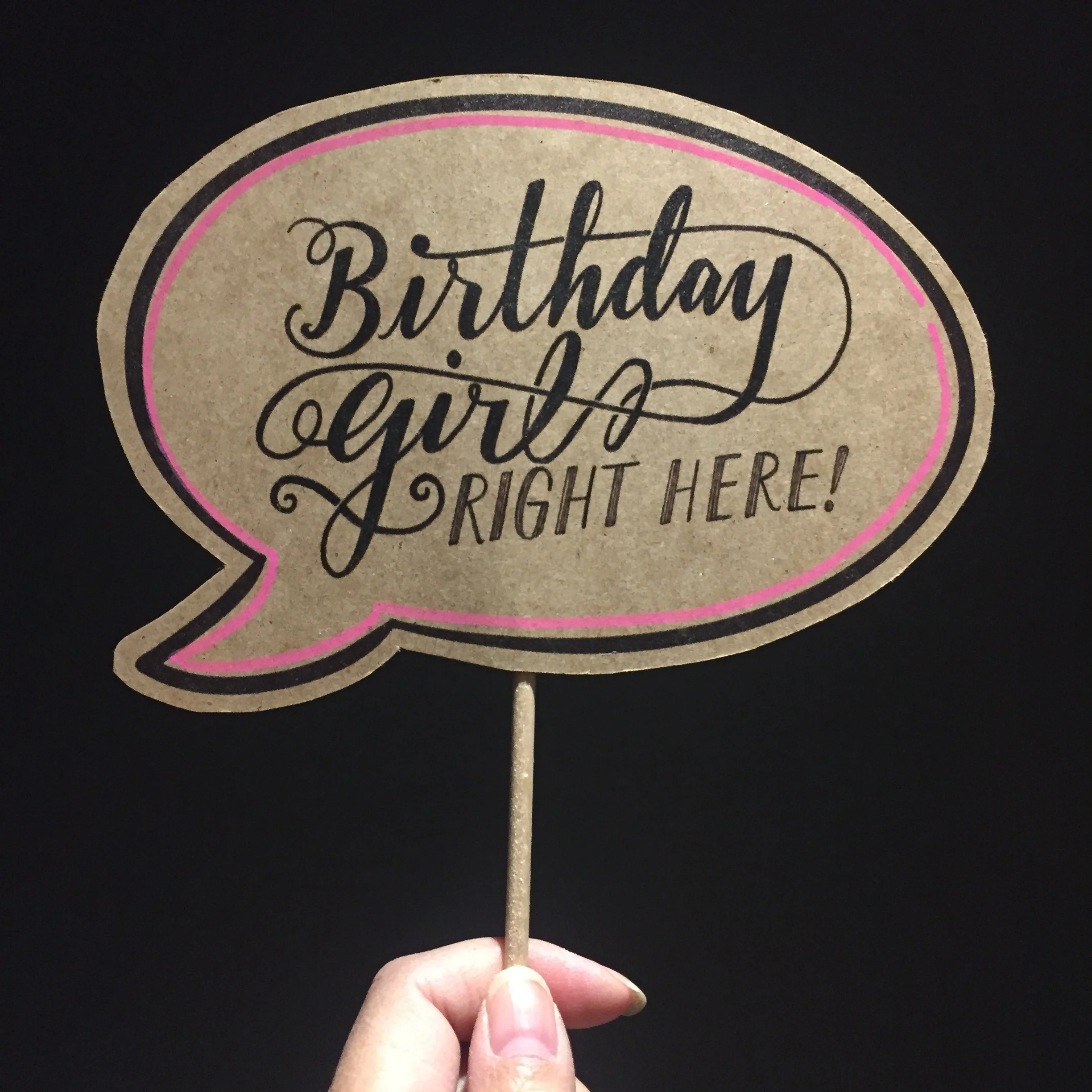 Birthday Boy Right Here! - Birthday Posecards™®