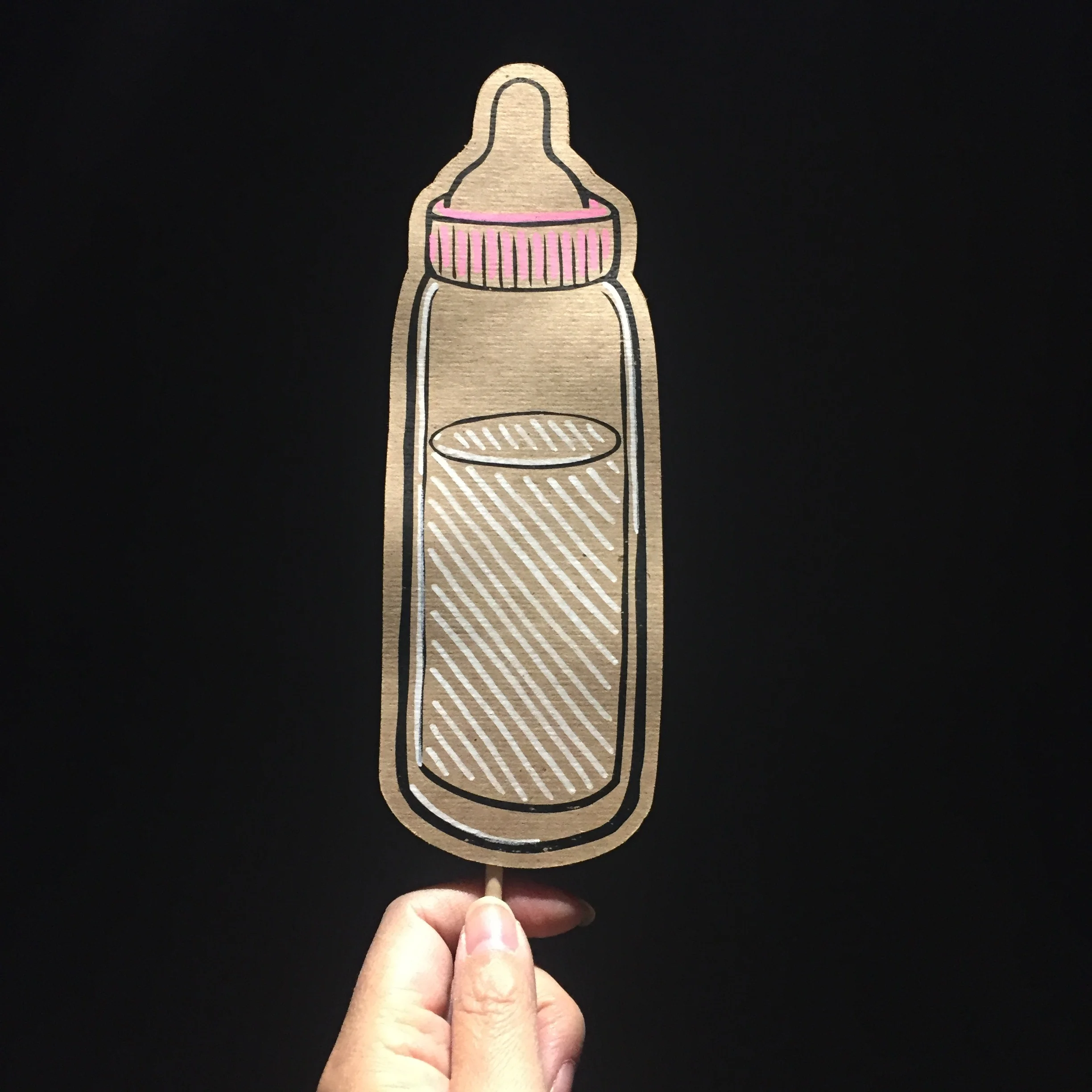 Baby Bottle - Baby Shower Posecards™®