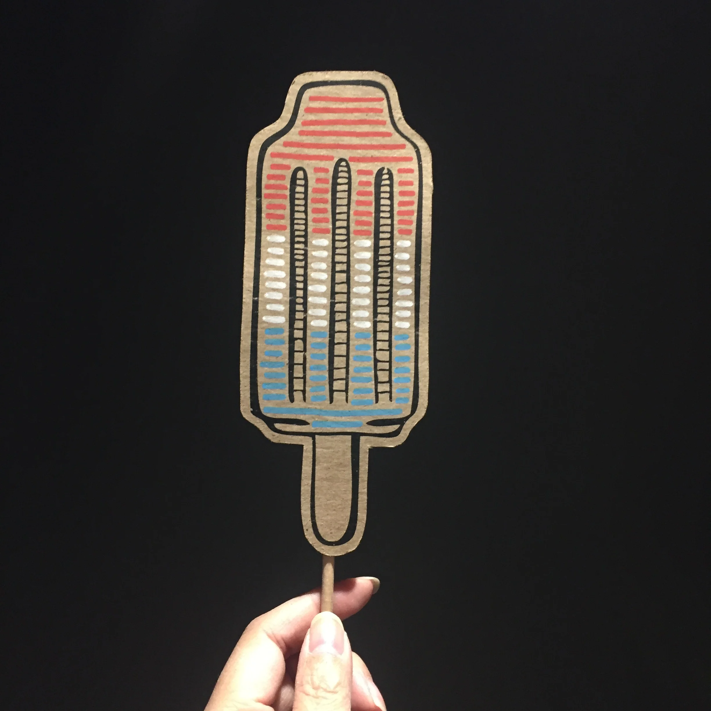 Rocket Popscicle - Food Posecards™®