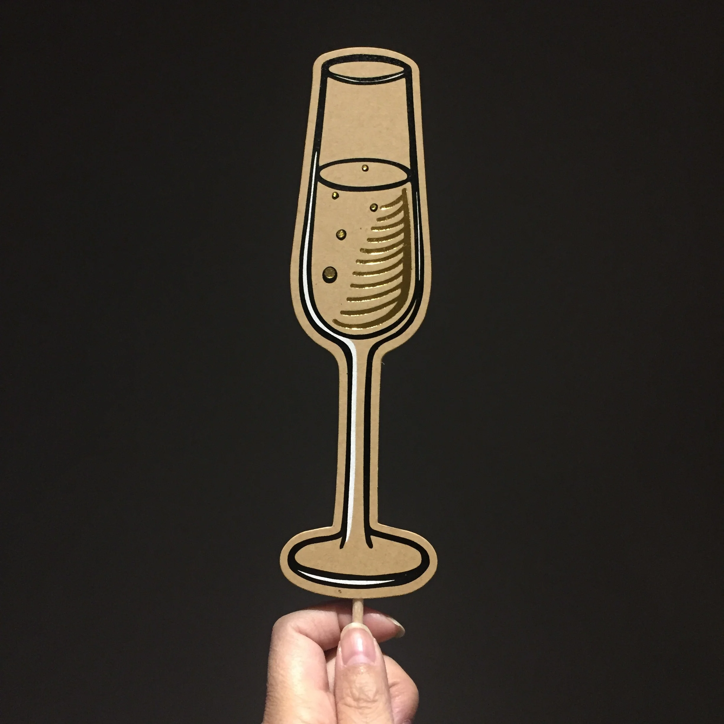Champagne Glass - Drink Posecards™®