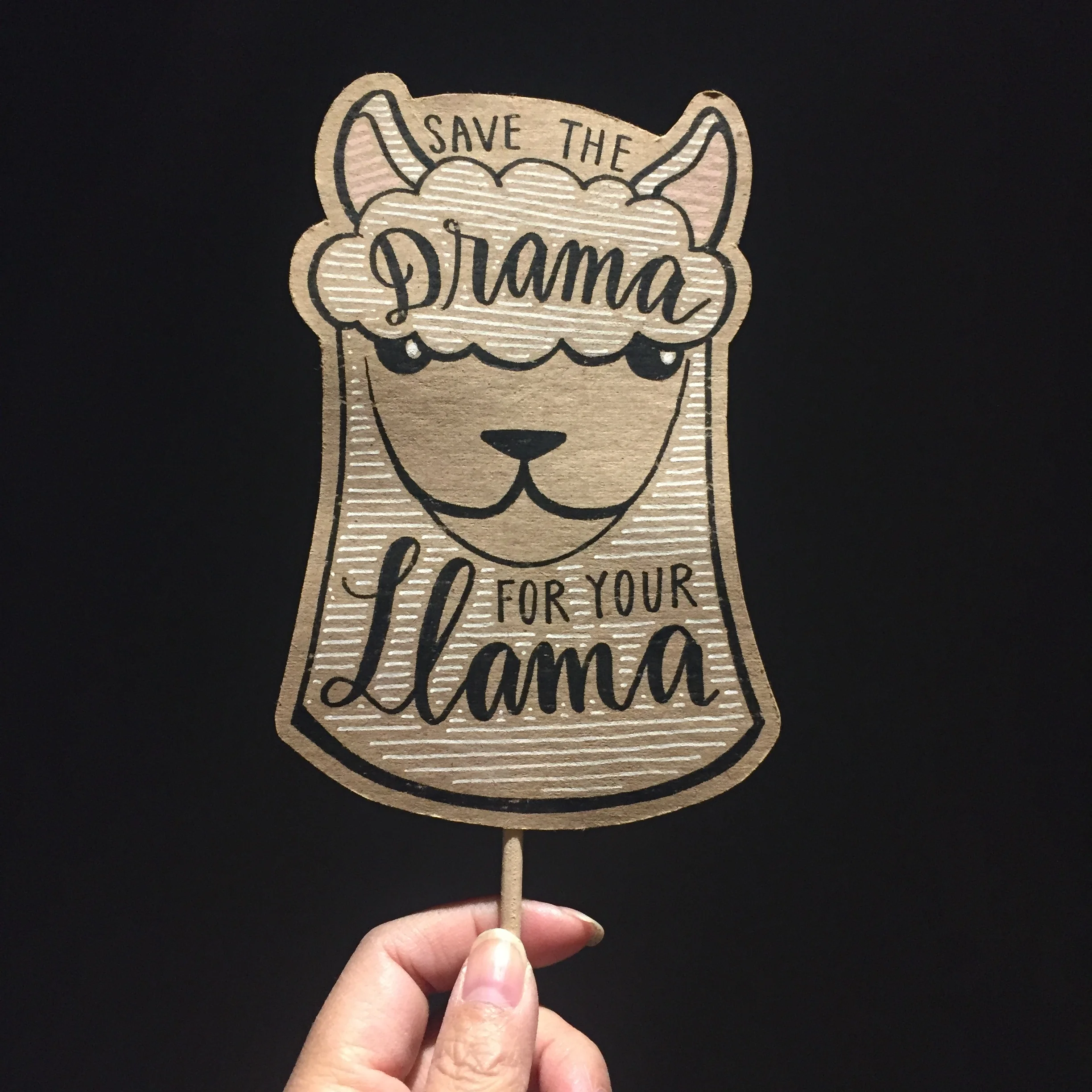 Drama Lama Posecards™®