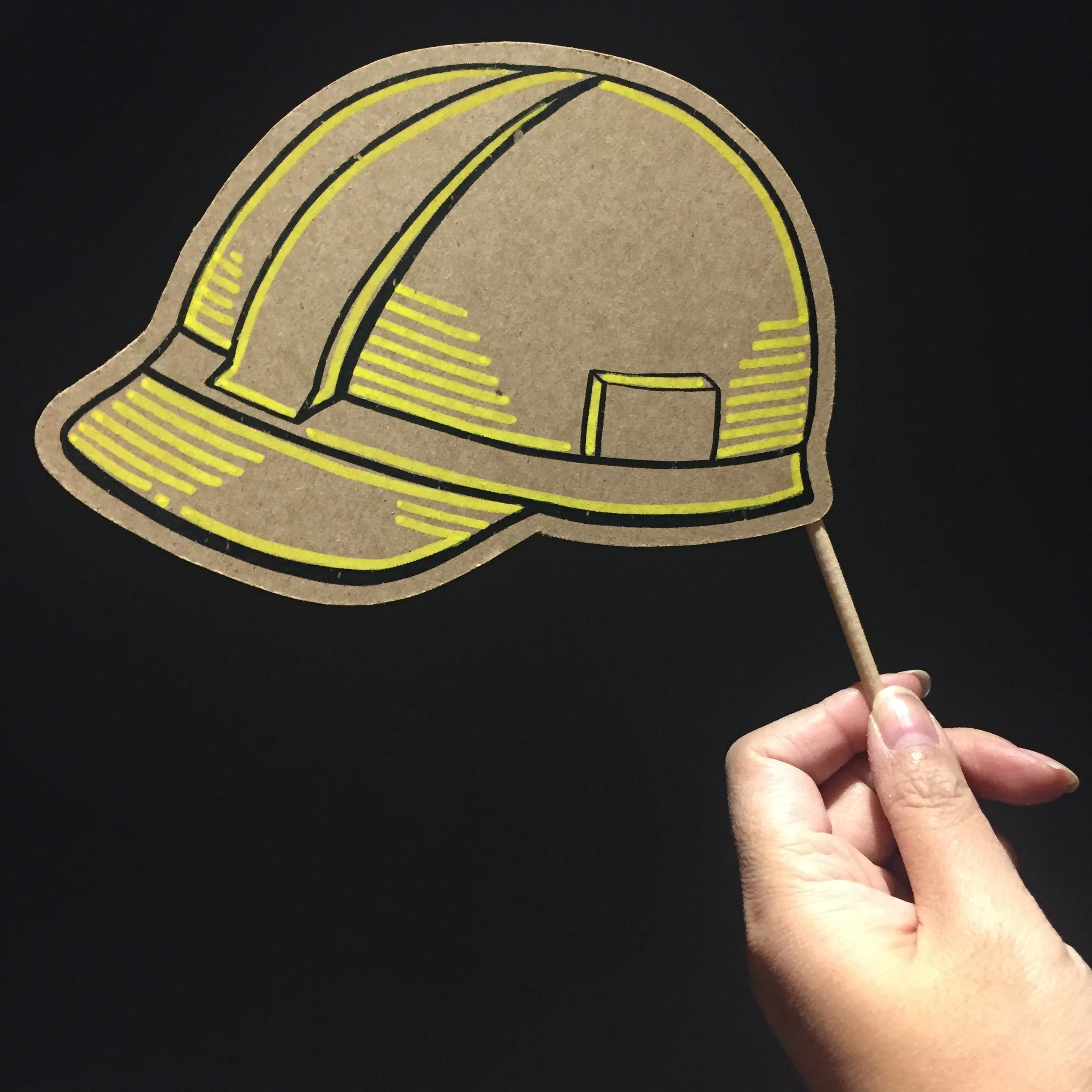 Construction Hat Posecards™®