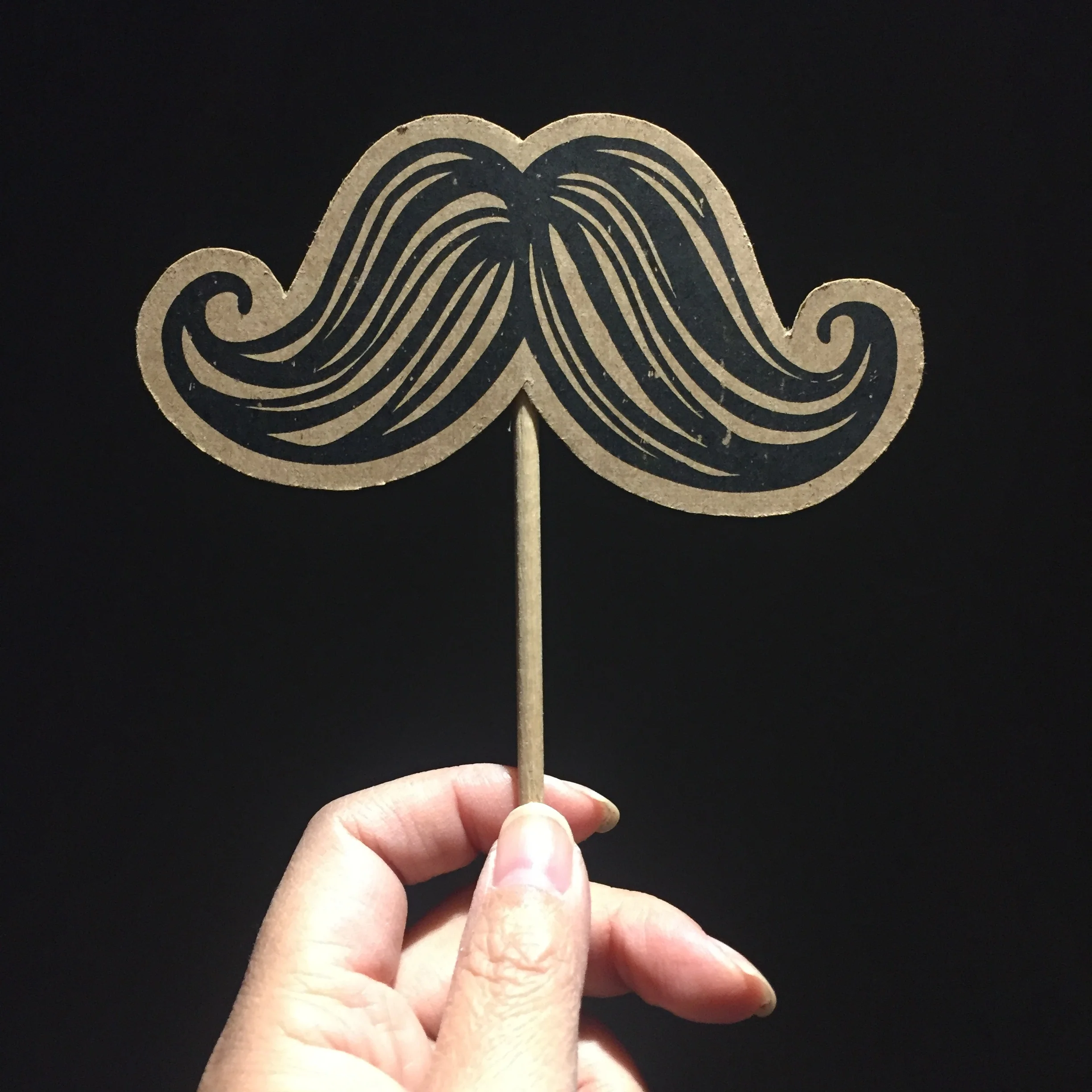 Moustache Thick Posecards™®