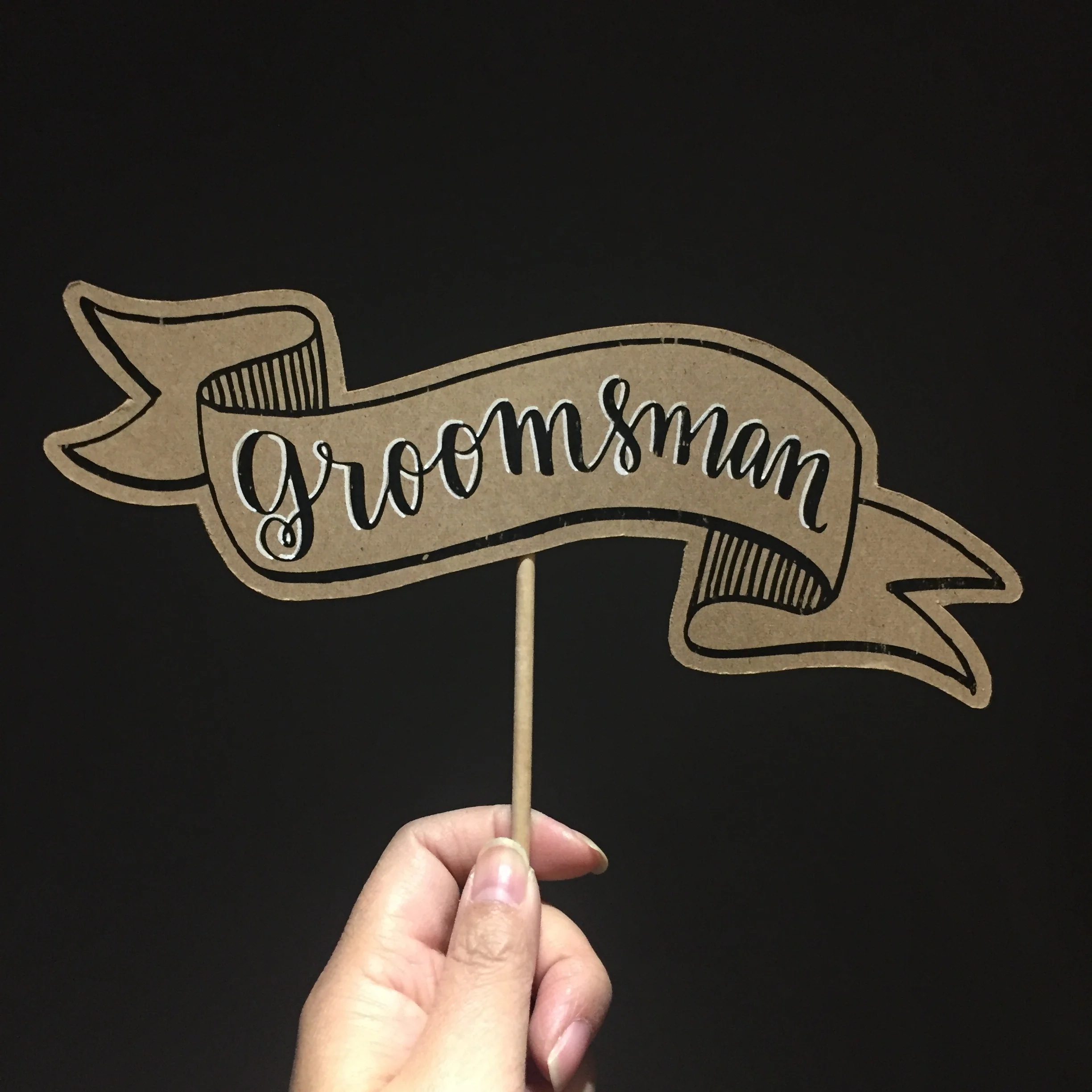 Groomsman Banner Posecards™®