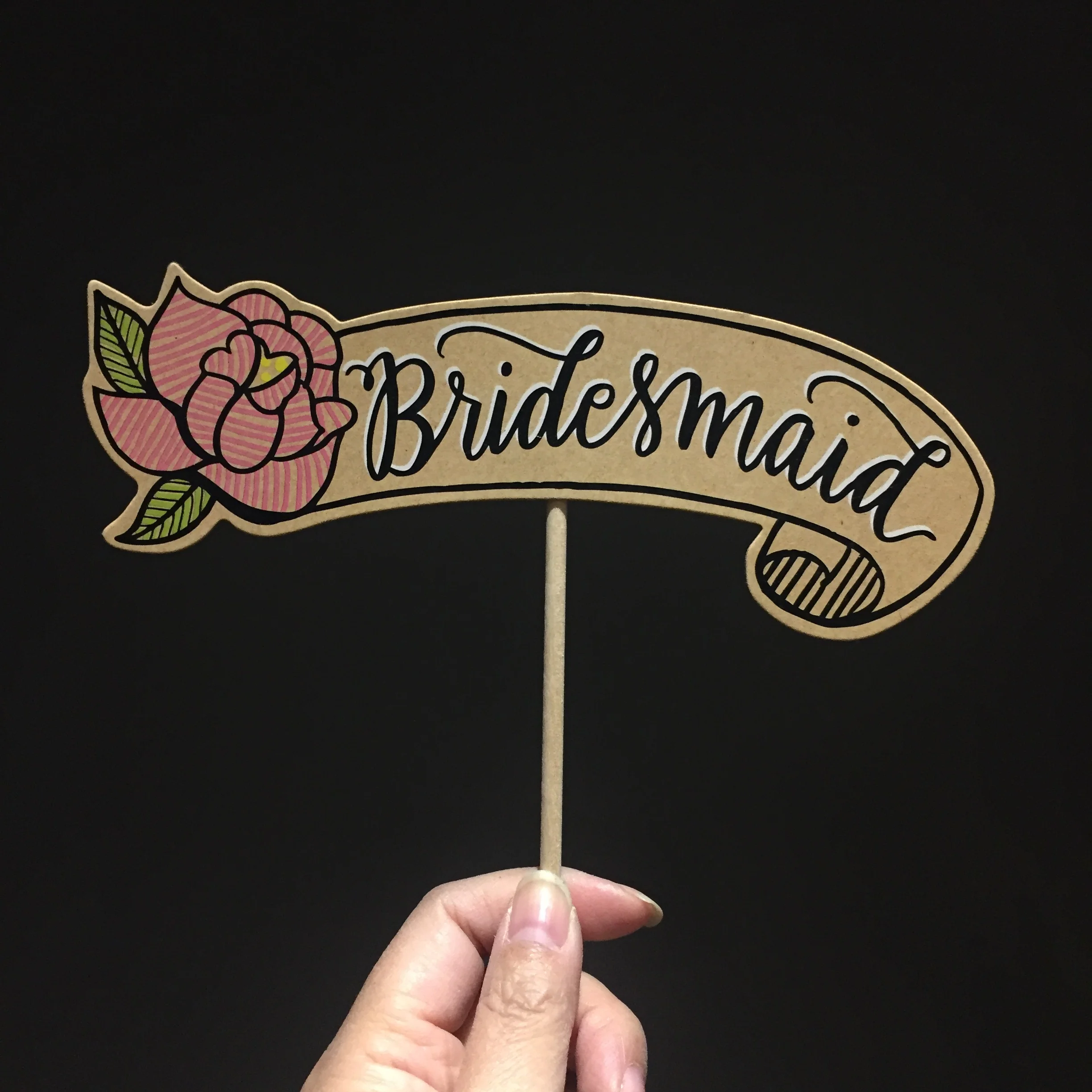 Bridesmaid Banner Posecards™®