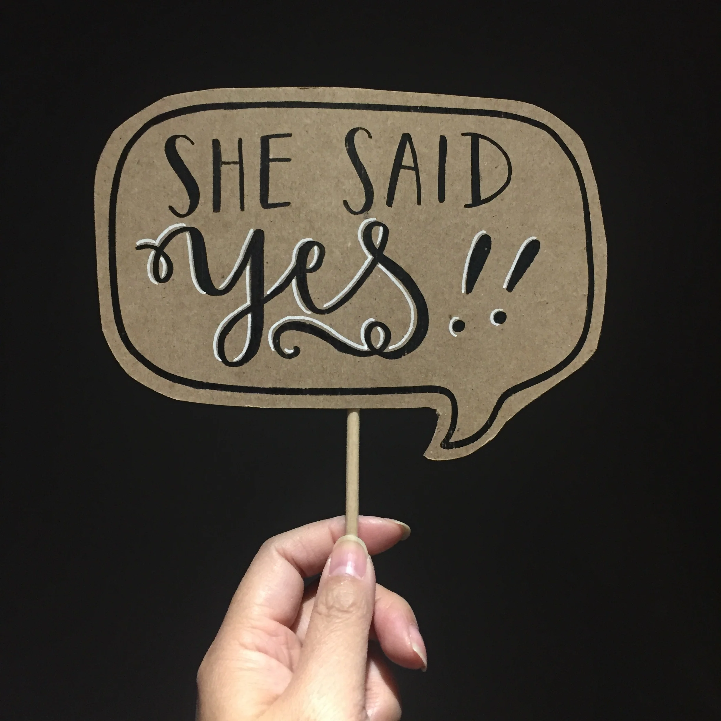 She Said YES! Posecards™®