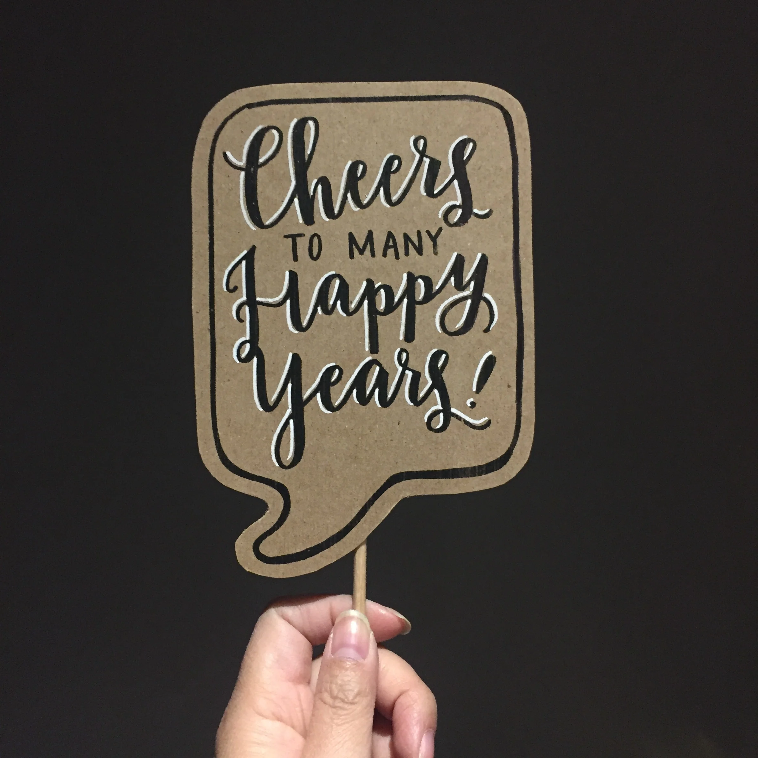 Cheers to Many Happy Years! Posecards™®