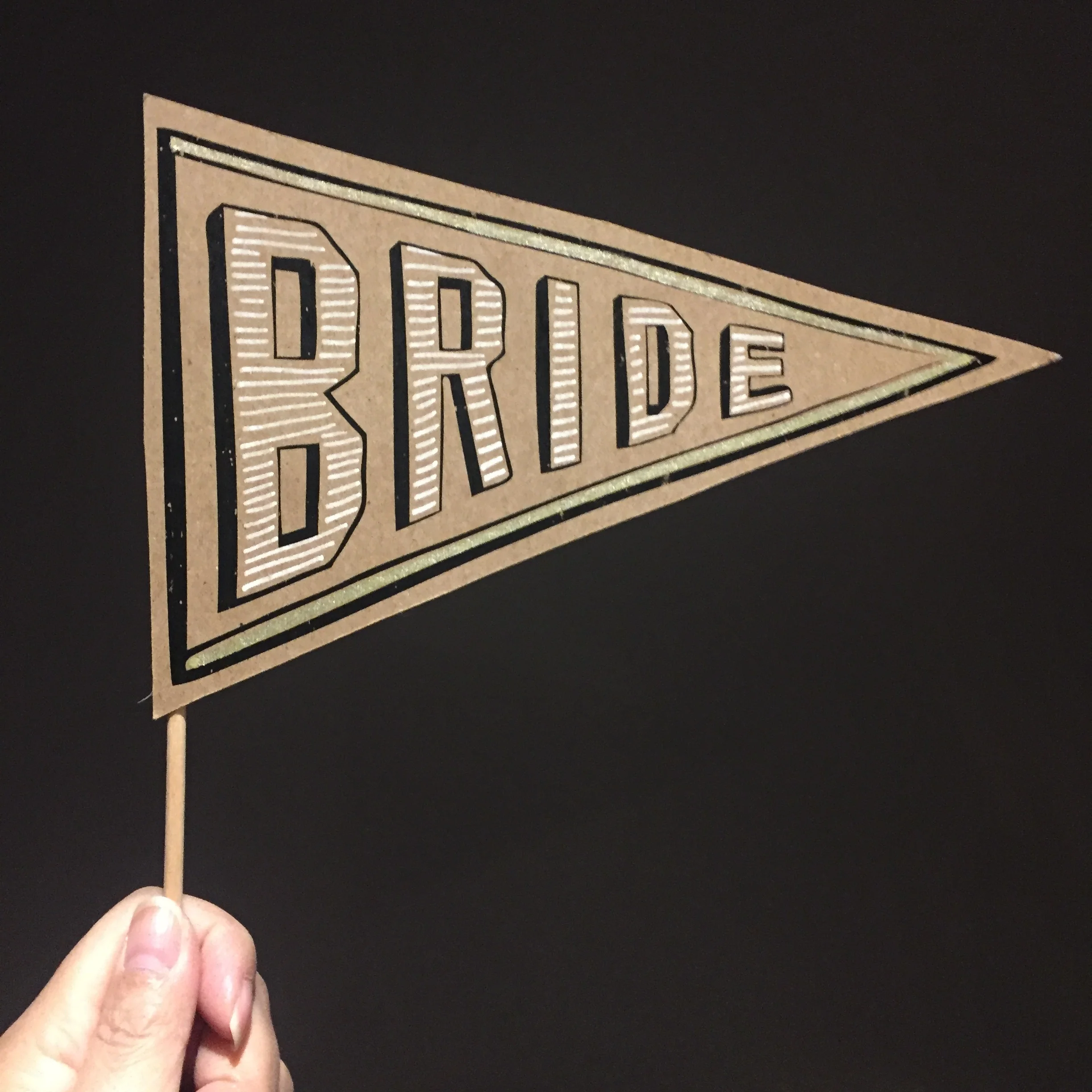 Bride Flag Posecards™®