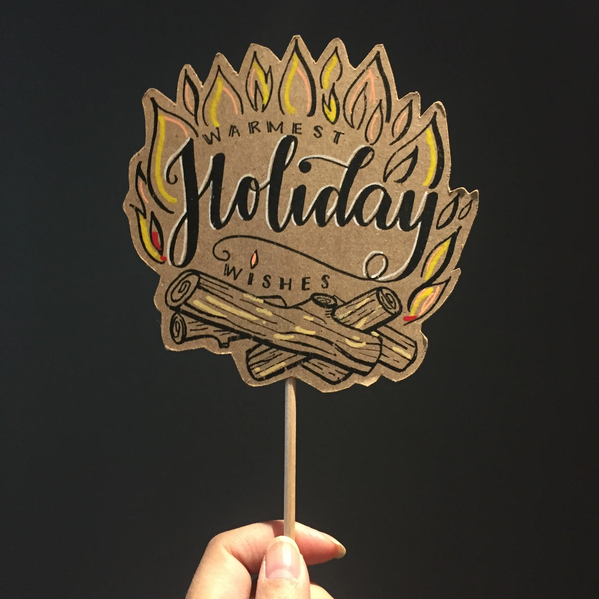 Warmest Holiday Wishes Posecards™®