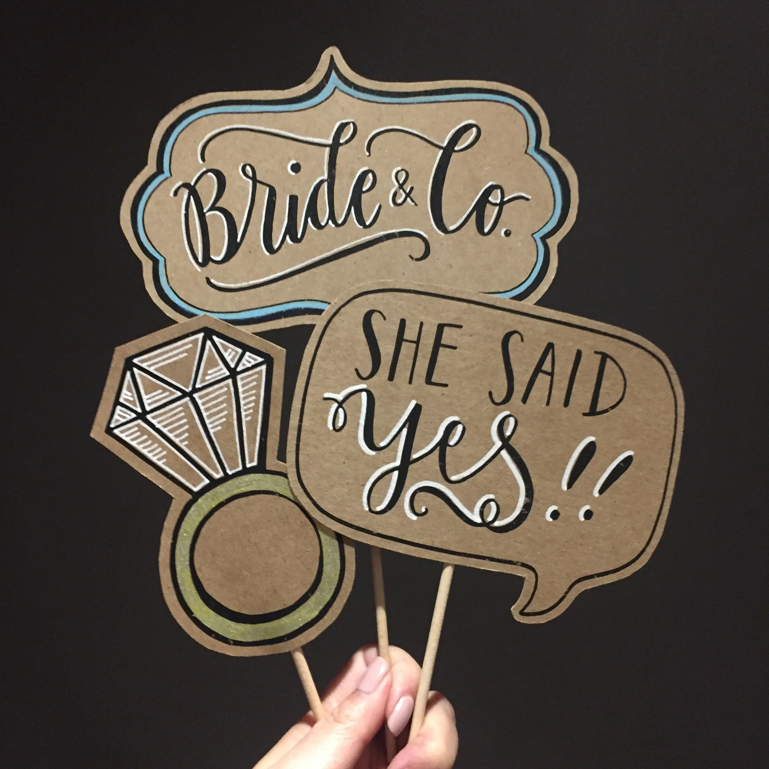 Bridal Party/Engagement - Posecards™® 3 pc Set