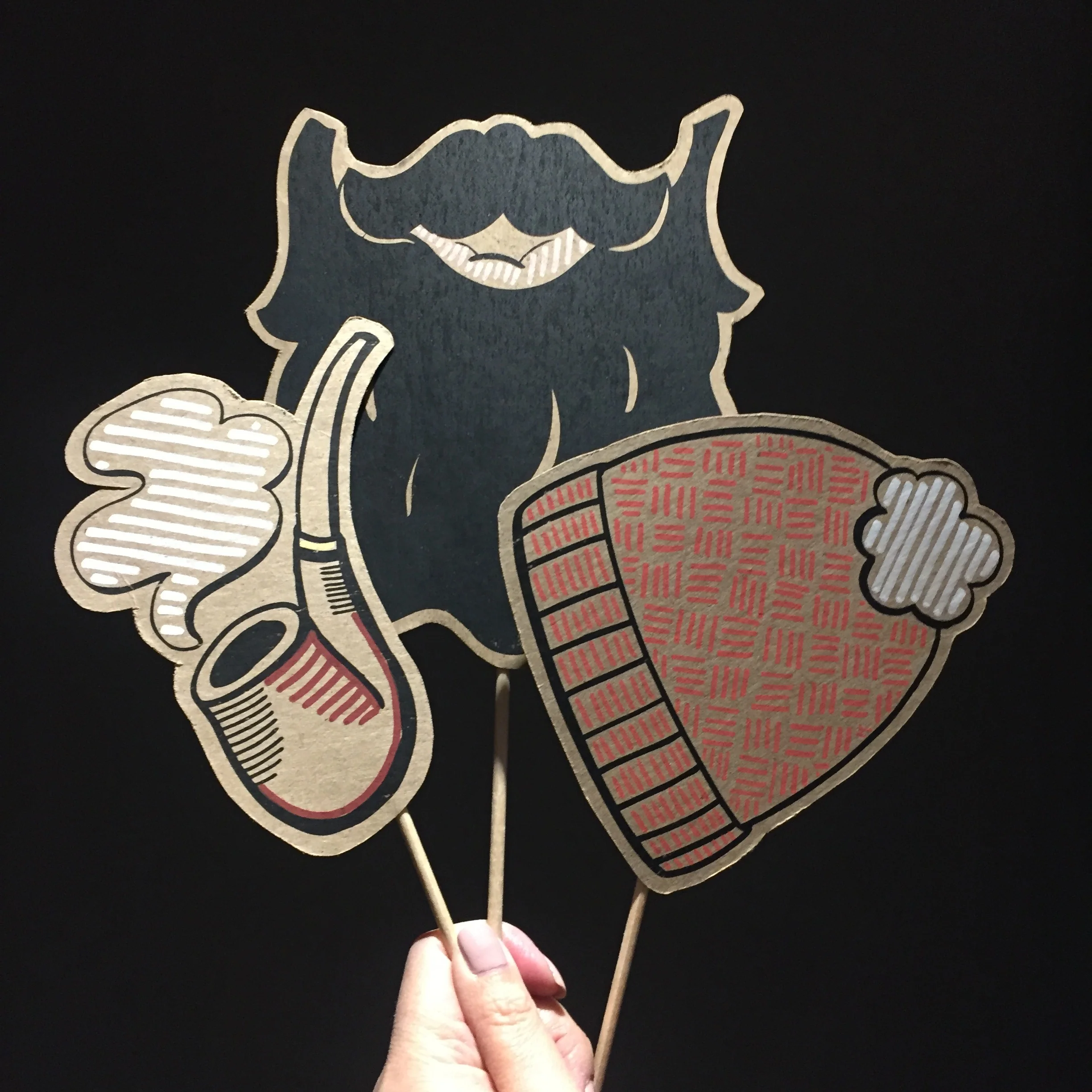 Lumberjack Pack - Posecards™® 3 pc Set Party Pack