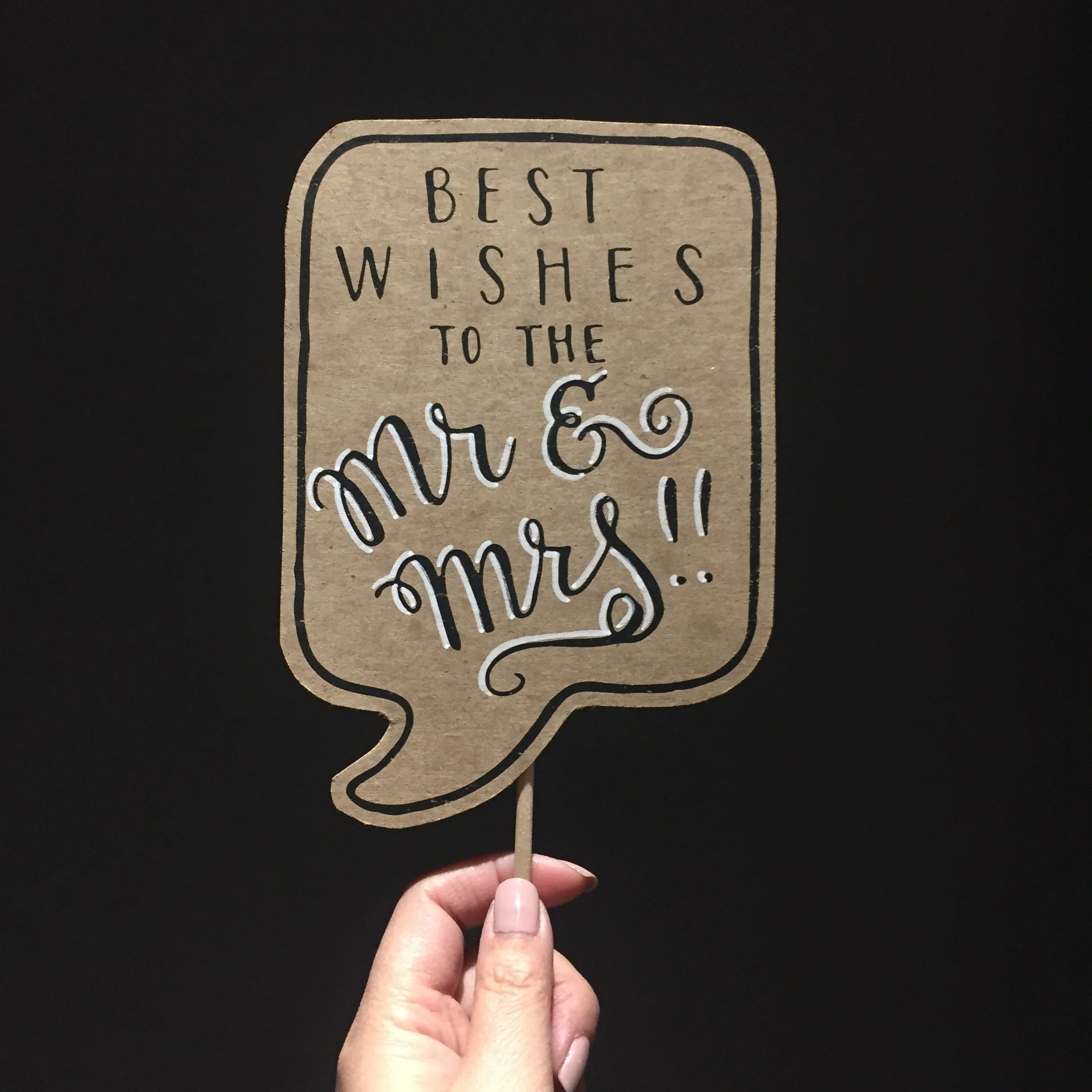 Best wishes to the Mr &amp; Mrs! - Posecard ™®