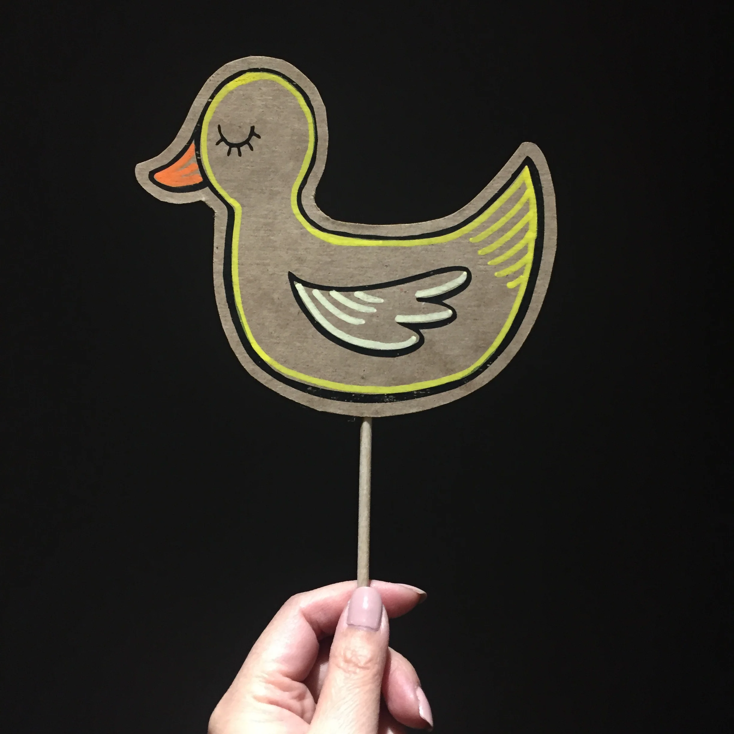 Rubber Ducky - Posecard ™®