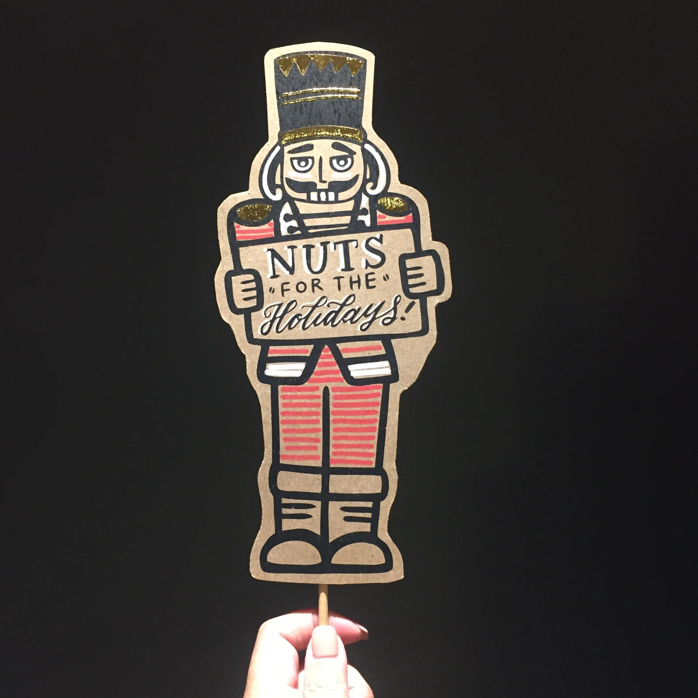 Nutcracker - Nuts About The Holidays Posecards™®