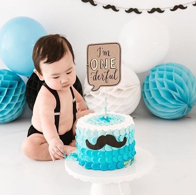 Missing my nephew Martell from Australia....
.
#firstbirthday #littleman #moustacheparty #onederful #designerphotoprops #posecards
