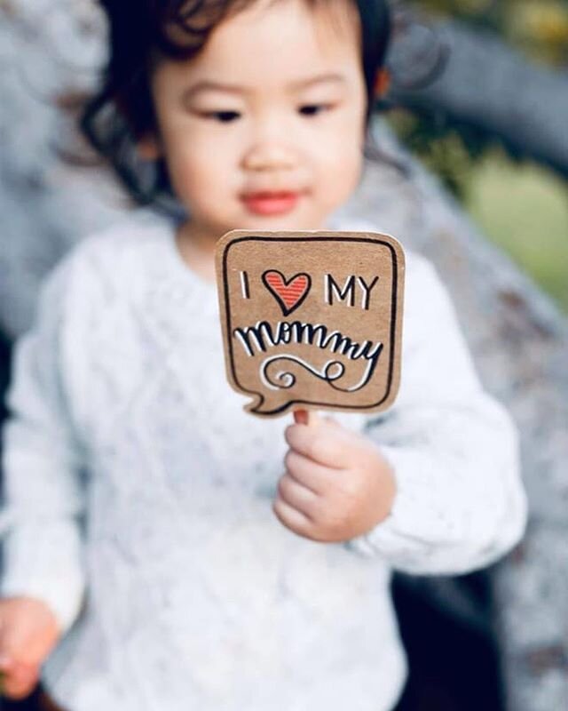 Happy Mother&rsquo;s Day to all the amazing Mothers out there!
.
My little nephew Martell with his amazing Mama @charmsramos ❤️ .
#mothersday2020 #posecards #photoprop #selfie #selfieprop #illustration #lettering #doubleduty #stationery #papergoods #