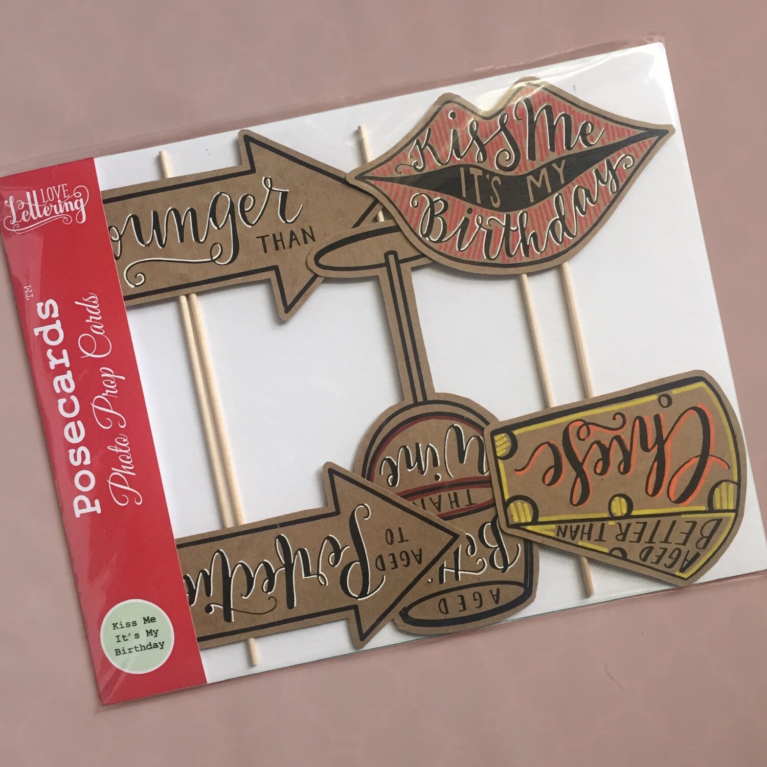 Big Birthday Photo Prop Party Pack - 5 Pcs