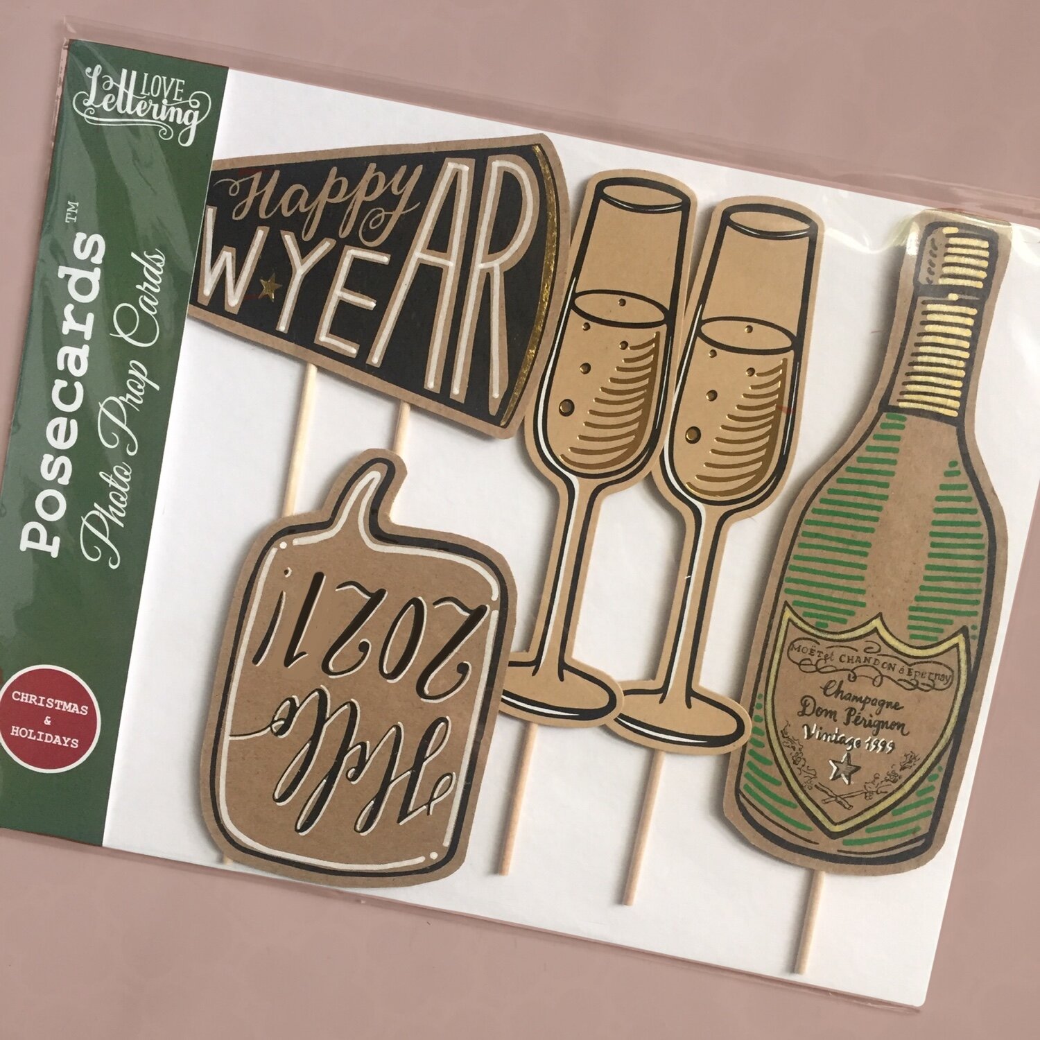 New Years Eve Party Photo Prop Set - 5 Pieces 