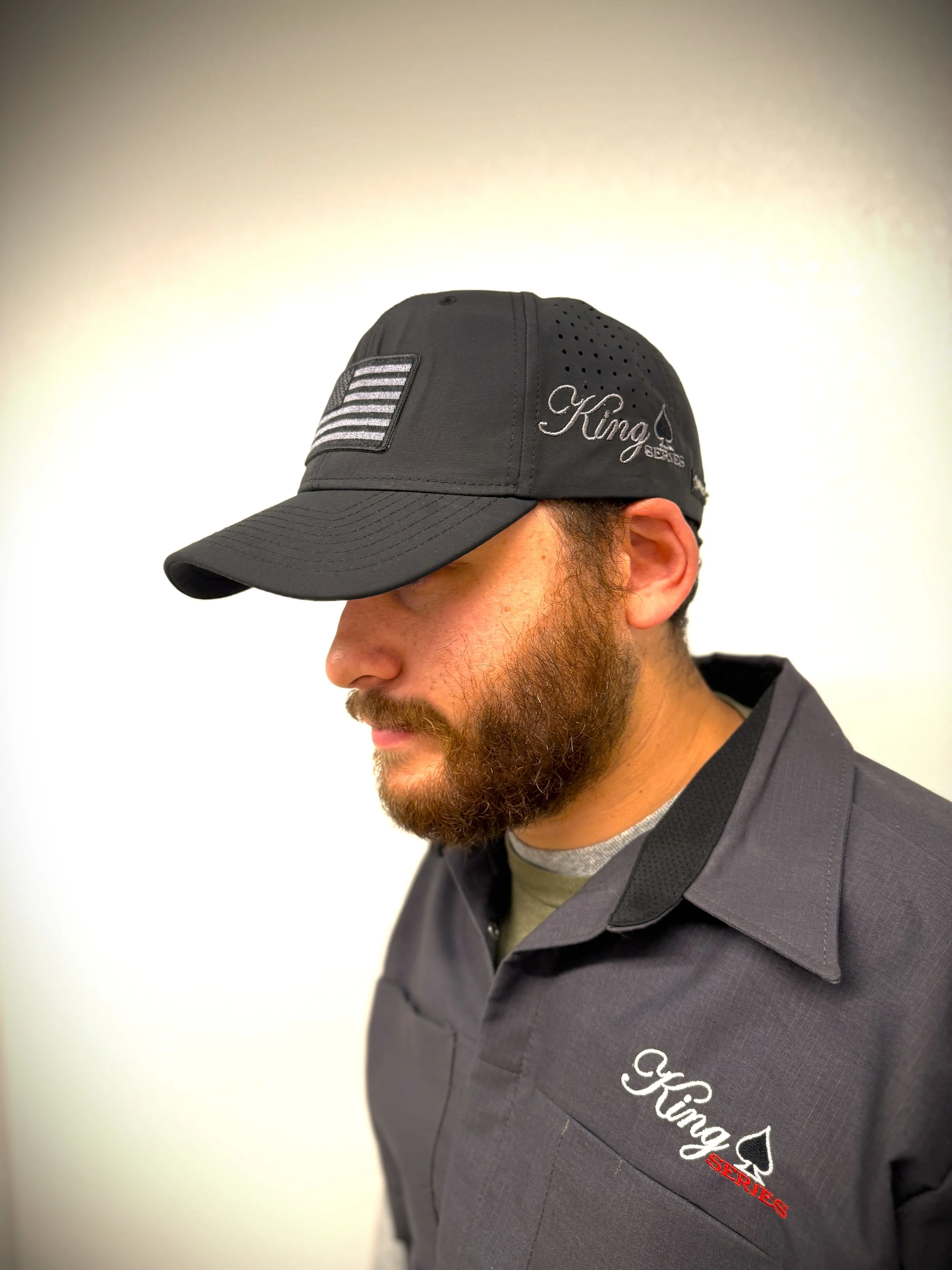 King Series Black Label Titan hat side.JPG