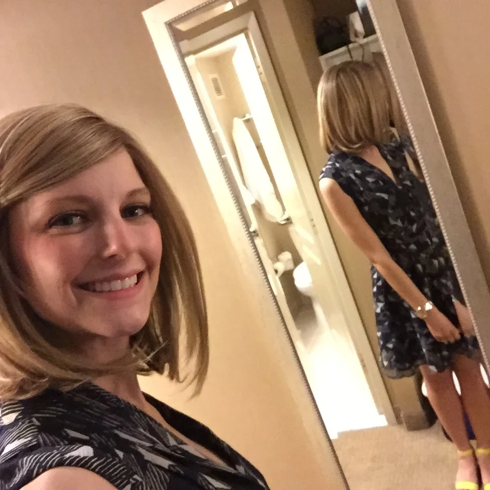 Wig on at a friends wedding