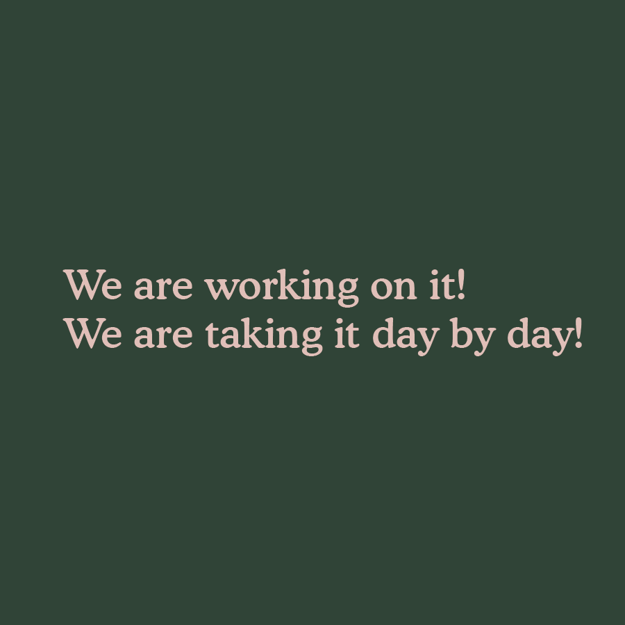 We’re working on it!
