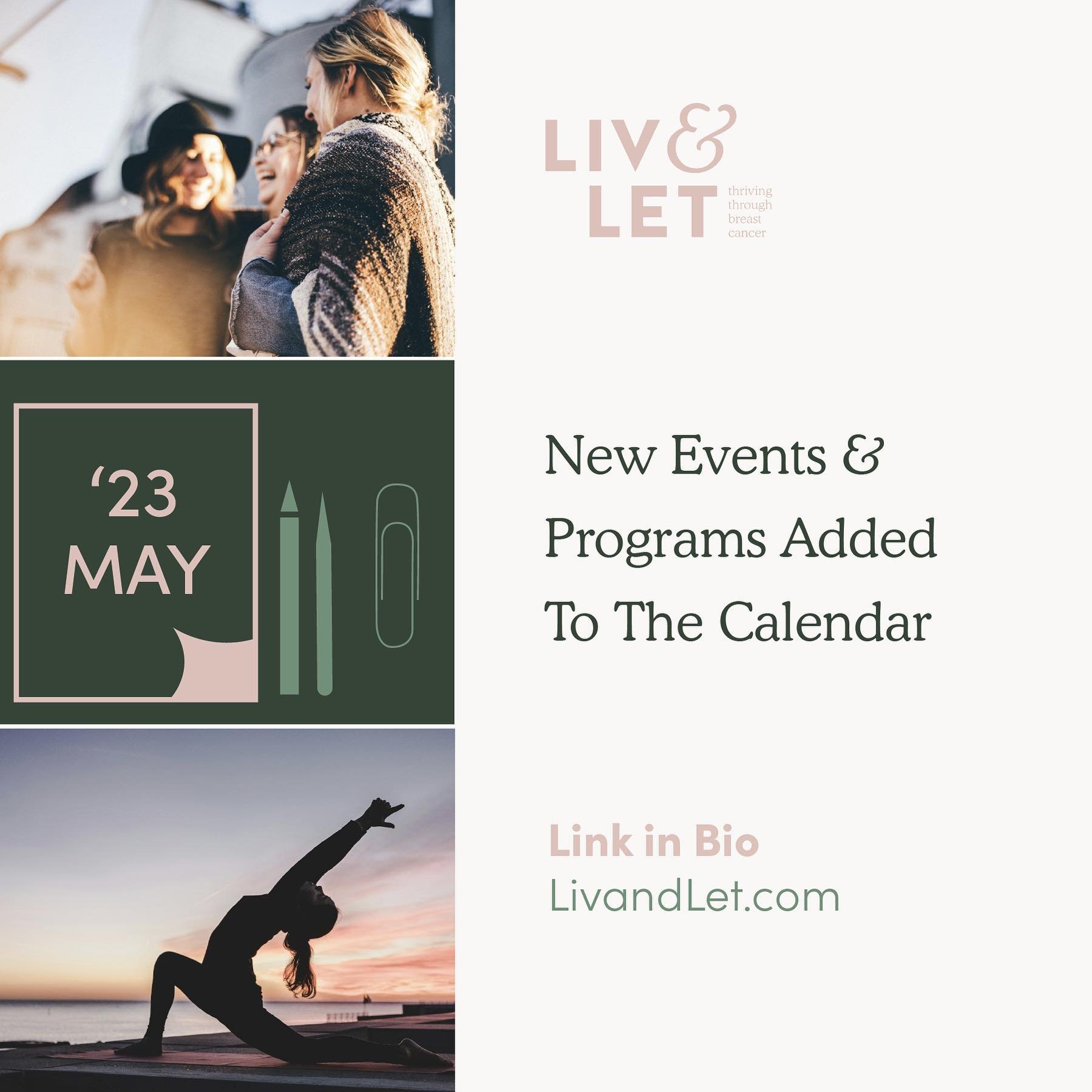 📅The community calendar has been updated with events to feed your soul and provide you with comfort and support. There are many organizations out there creating programs and events to support the cancer and mental health communities- all who are imp