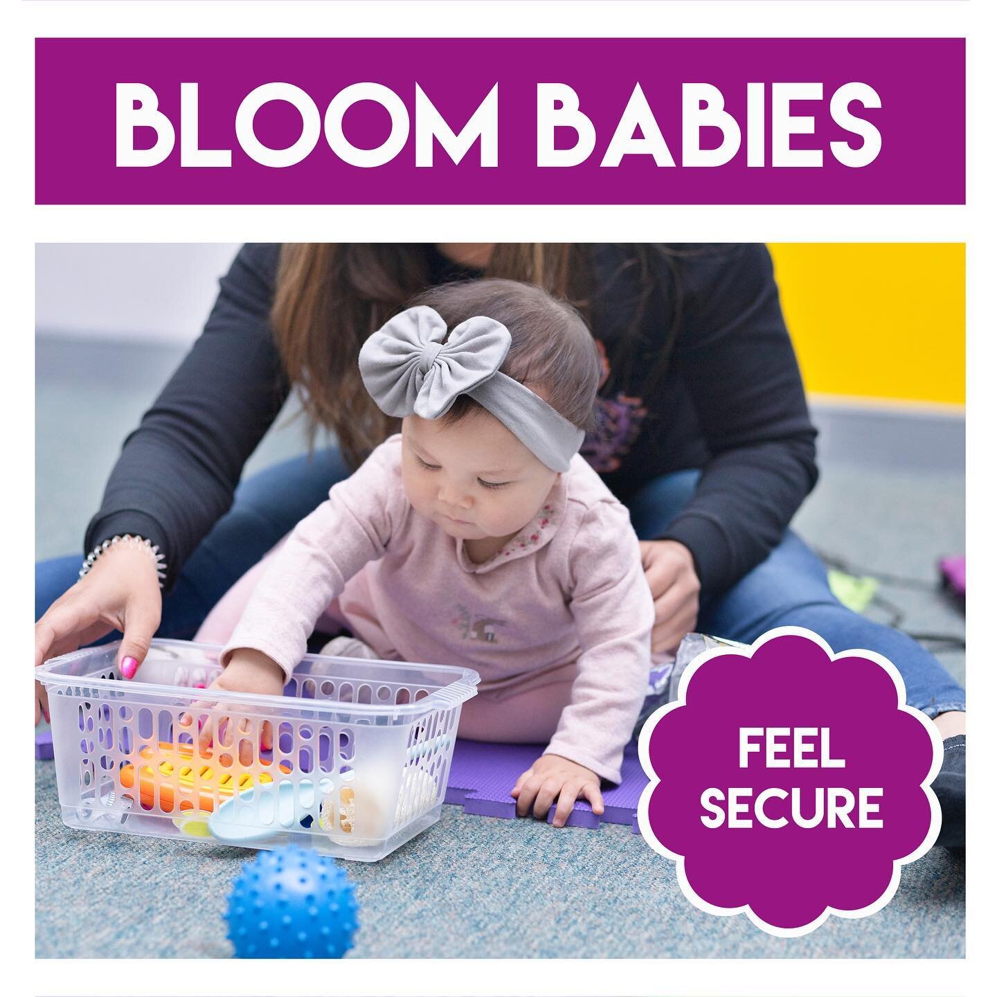 Feeing secure and safe 🌈

At Bloom we encourage your little one to explore new textures, smells and sounds that they probably haven&rsquo;t experienced before. This is all done in a safe environment with you right by their side. We aim to build up n