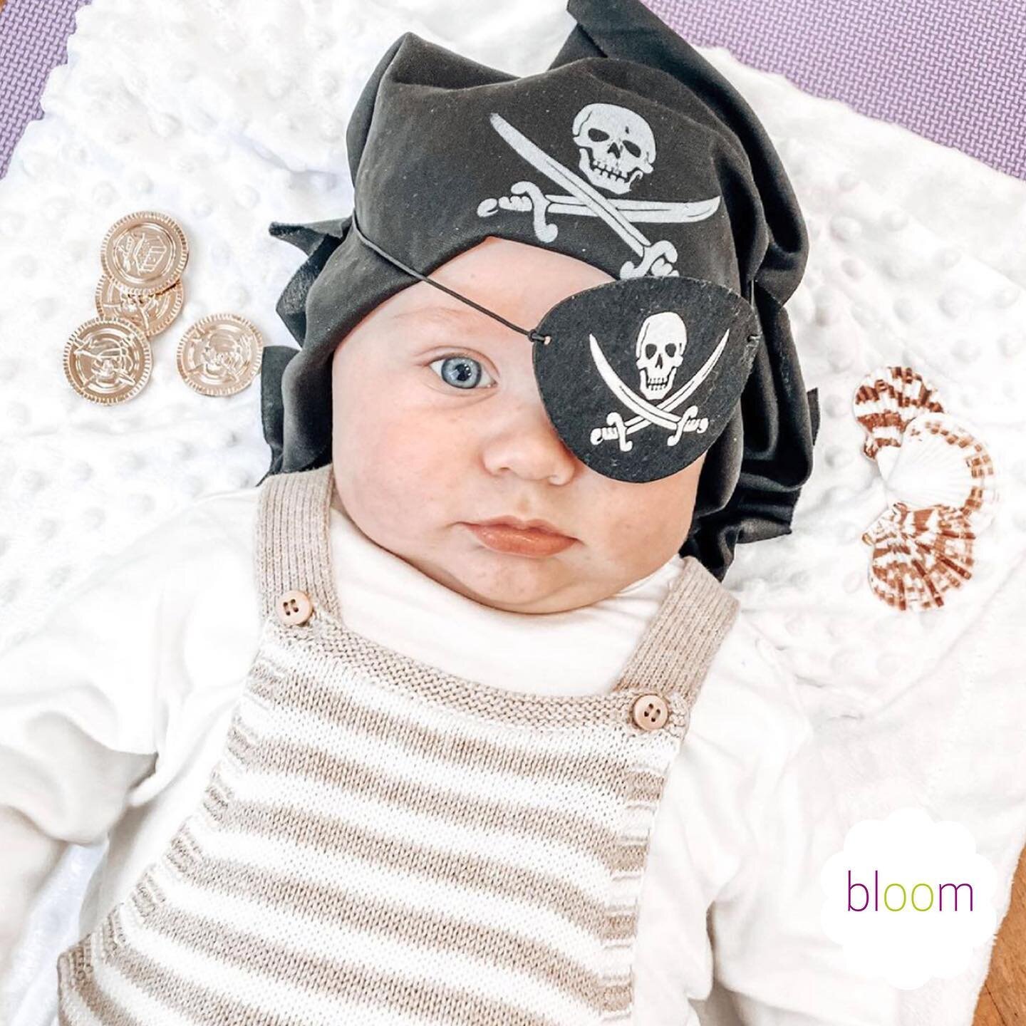 Ahoy me hearties 🏴&zwj;☠️

Pirate week is always hugely full of fun at Bloom Baby Classes. Who doesn&rsquo;t love a bit of fancy dress! 🌈

Helping babies discover new textures and experiences which in turn helps them with their all round developmen