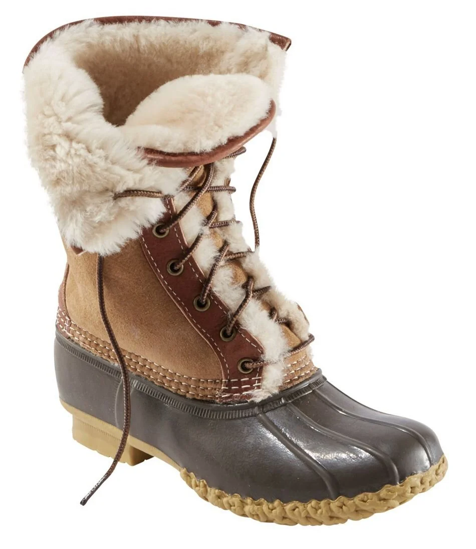 ll bean wicked good shearling boots
