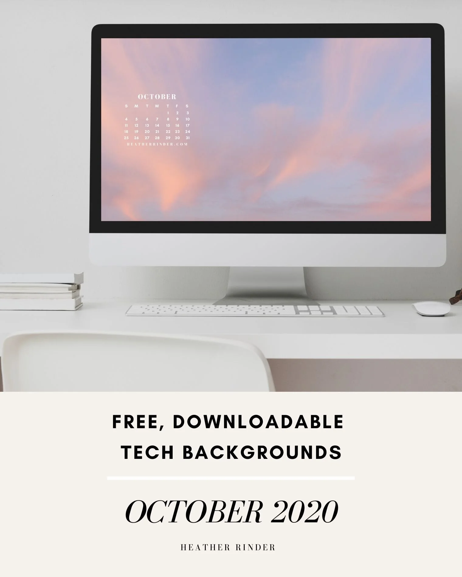 Free, Downloadable Tech Backgrounds for October 2020