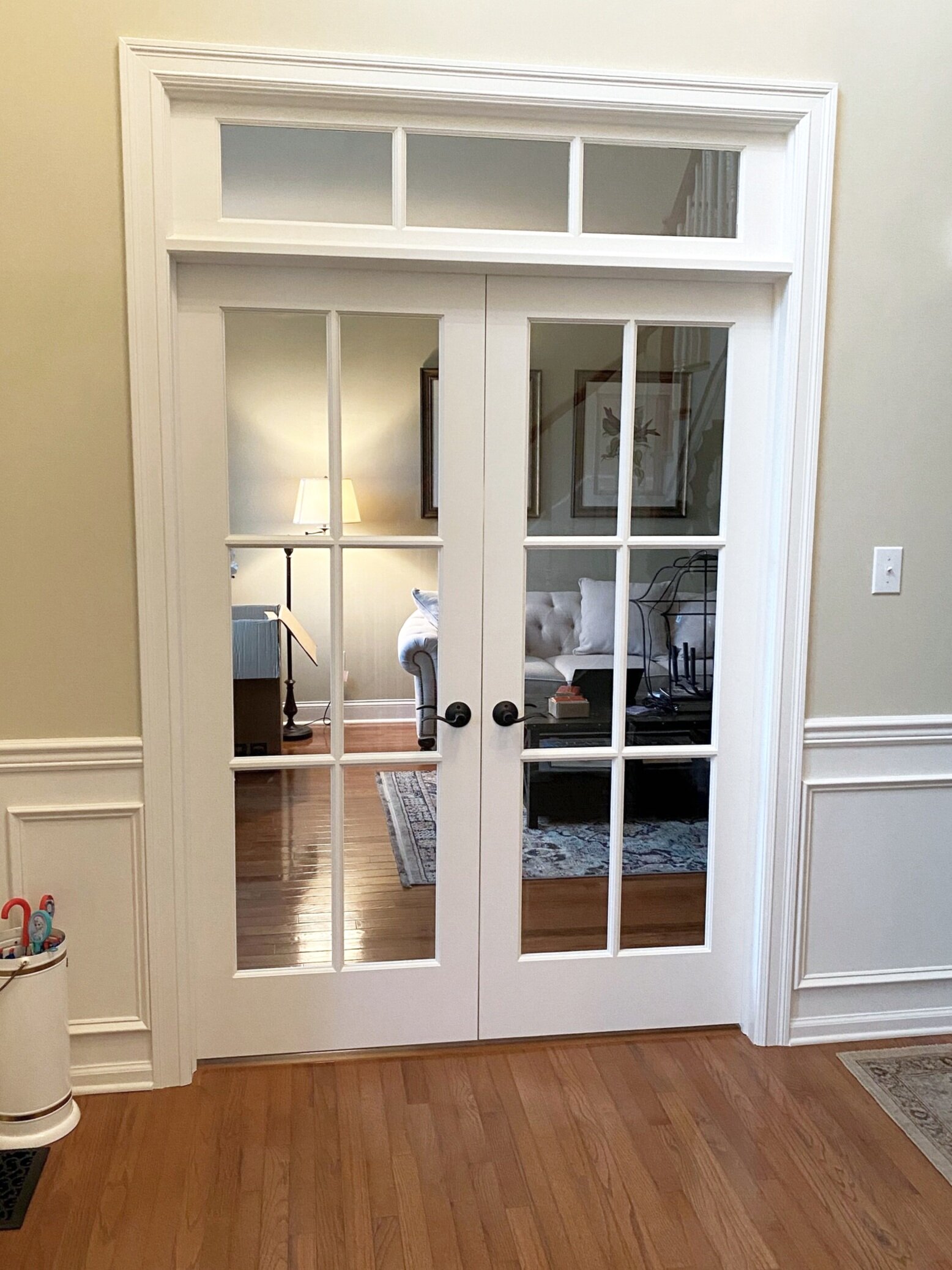 Glass Office Door in Mullica Hill, NJ — Pilesgrove New Jersey Home  Renovation