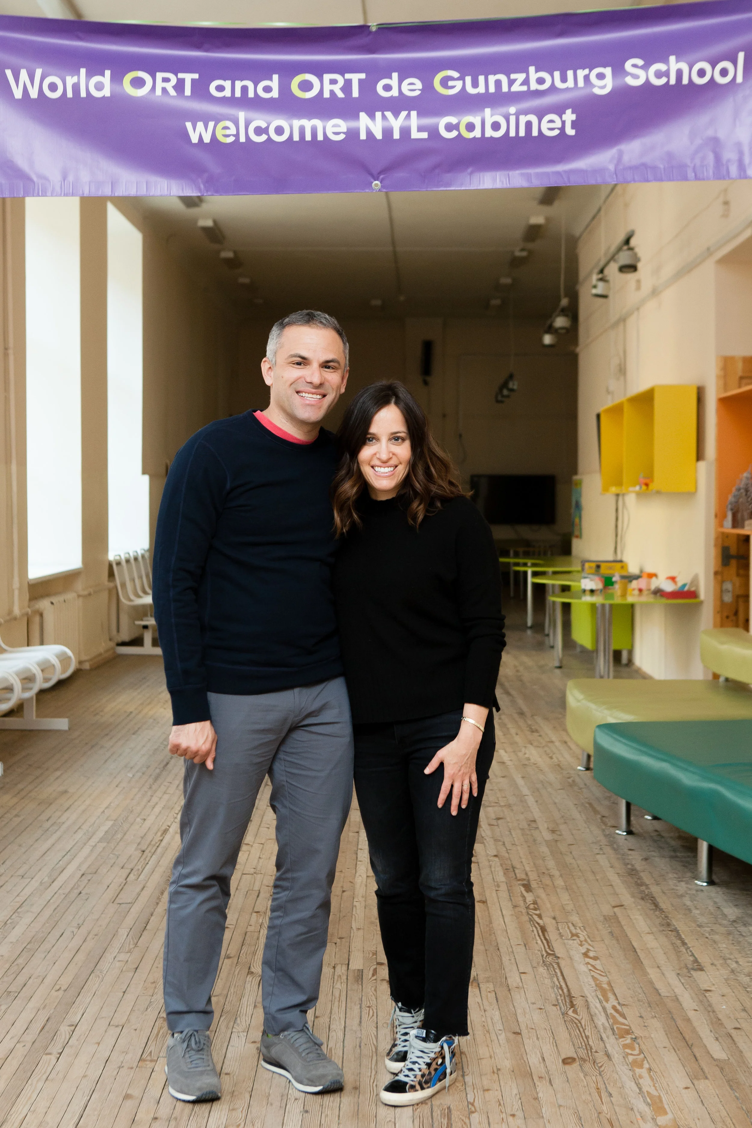 Jacy and Jason Grais traveled to the former Soviet Union with Federation’s National Young Leadership Cabinet