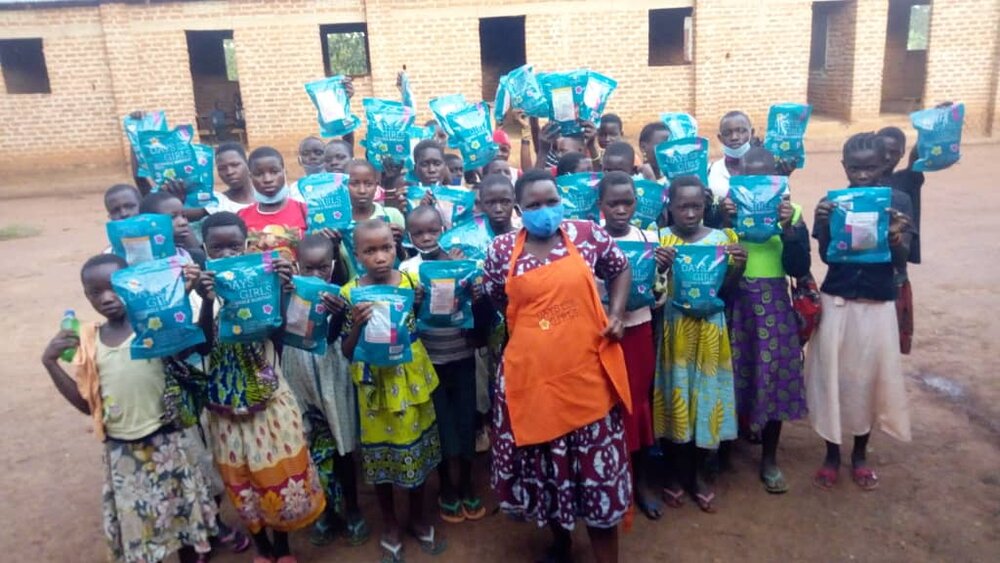 Unpacking the menstrual kits