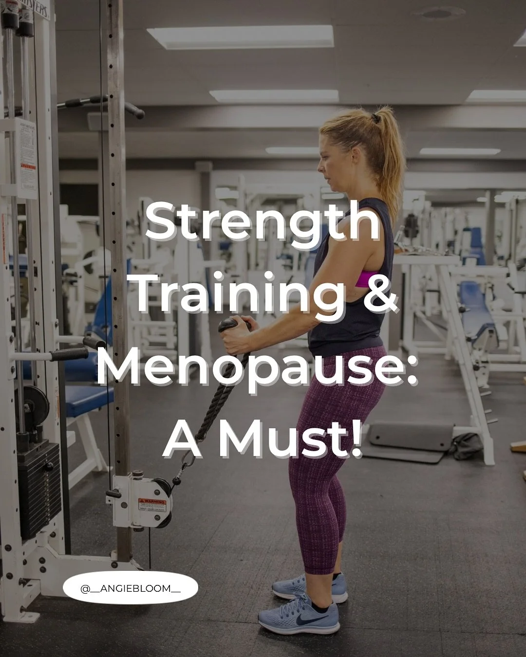 Menopause is a time of change, but it&rsquo;s also a time to reclaim your strength! 💪✨

Here&rsquo;s why strength training is a must during menopause:

👉 Boosts metabolism and energy
👉 Maintains muscle mass
👉 Supports bone health and prevents ost