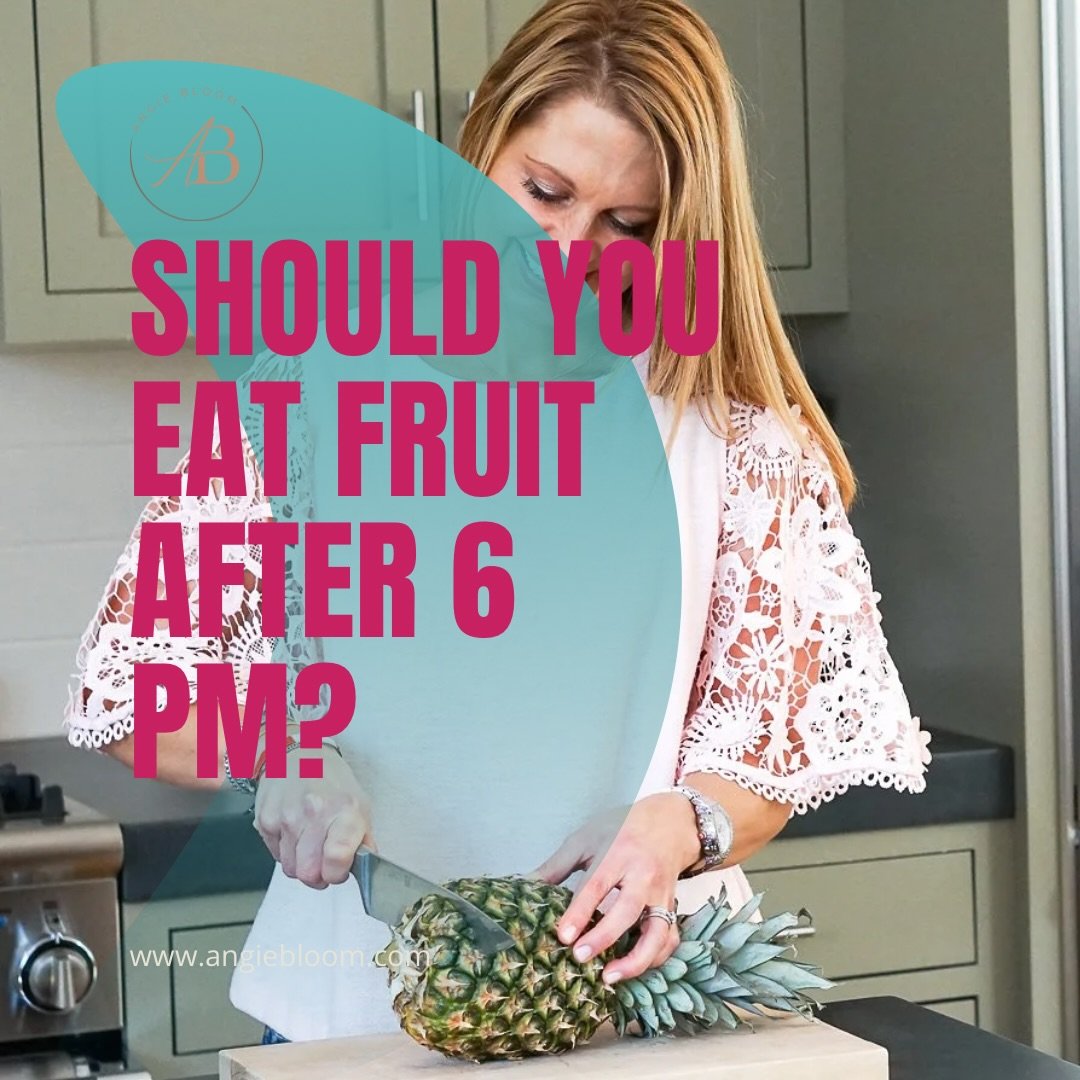 Fruit after 8 PM? Totally fine. Don&rsquo;t fall for food myths, listen to your body, not the clock. Share this with a friend who needs to hear this.

#foodfreedom #mythbusted #angiebloomhealthcoach #virtualpersonaltrainer #fruitlover #dontjudge #eat