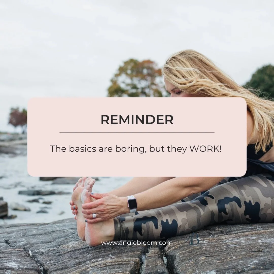 The basics are boring, but they WORK! 🛠️

✅ Sleep 7-9 hours
✅ Drink plenty of water
✅ Move your body daily
✅ Eat whole, nutrient-dense foods

Don&rsquo;t overcomplicate it. Master the basics, and the results will follow.

What&rsquo;s one basic habi