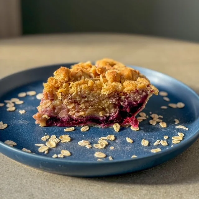 Berry Crumble Oatmeal Pie Recipe