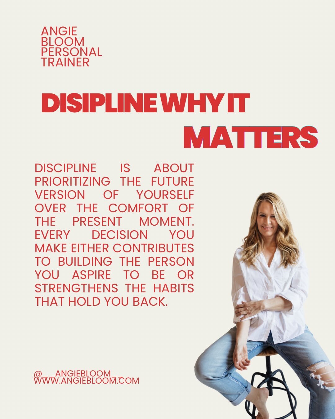 Discipline is the ultimate act of prioritizing your future over your present comfort.

Every decision you make serves a clear purpose. It either builds the person you aspire to become, or it reinforces the comfortable habits that hold you back.

True