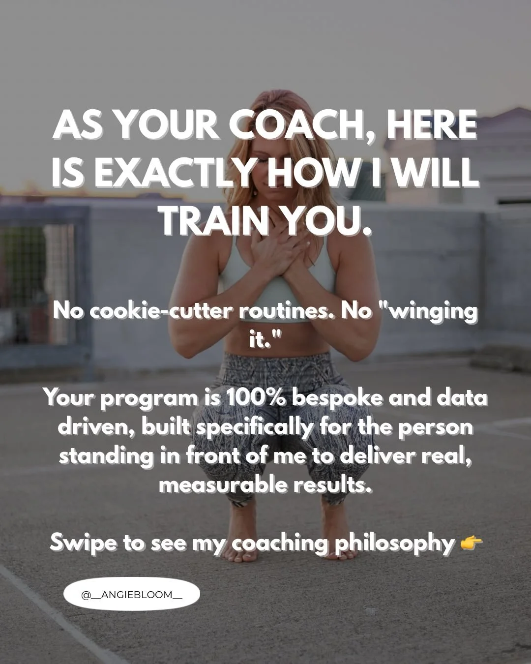 Stop guessing with your fitness. As your coach, I build programs designed for your unique body, goals, and lifestyle.

Random workouts equal random results. That is why we focus on structure, progression, and the actual &lsquo;why&rsquo; behind every